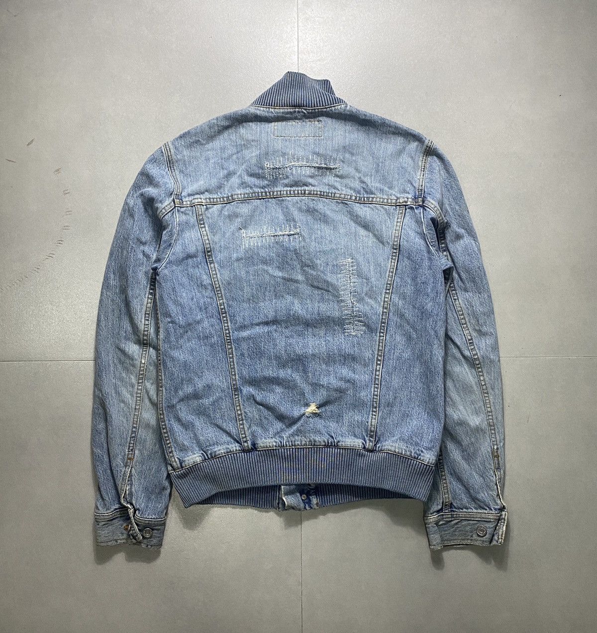 Dolce & Gabbana Dolce & Gabbana - Distressed Denim Jacket Size US M / EU 48-50 / 2 - 2 Thumbnail