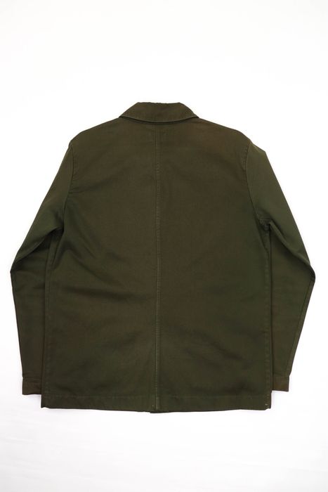 Asket ASKET Sun Faded Khaki French Chore Coat Overshirt Jacket | Grailed