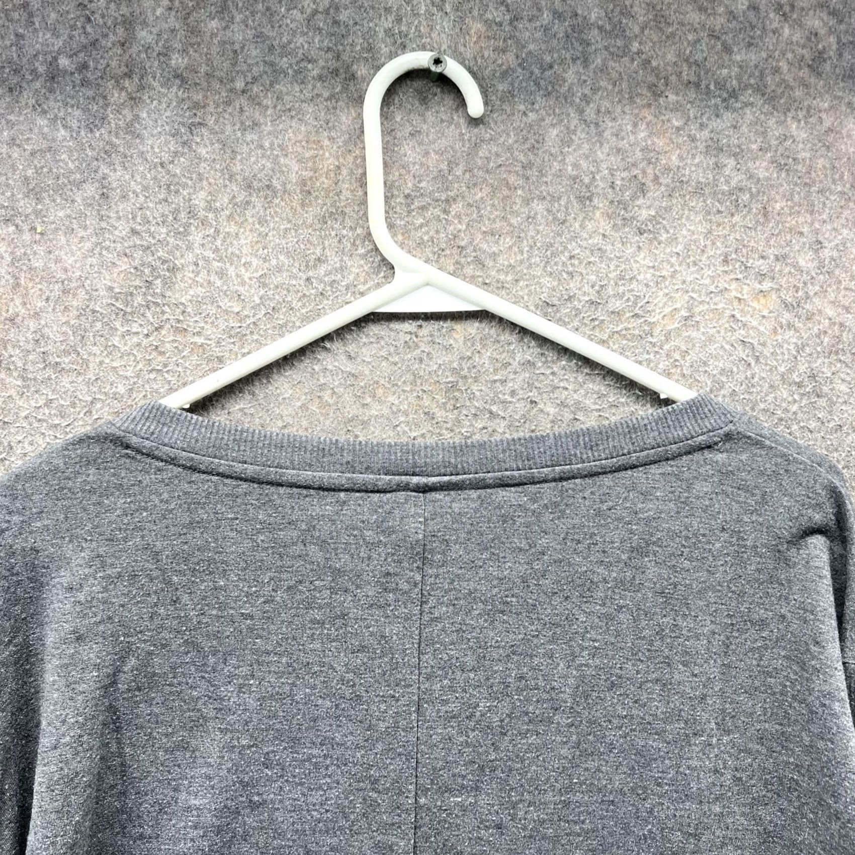 Reebok Reebok Sweatshirt Womens 2XL Gray V-Neck Lightweight Pullover Top Knit Heather Shirt Size XXL / US 16-18 / IT 52-54 - 7 Thumbnail