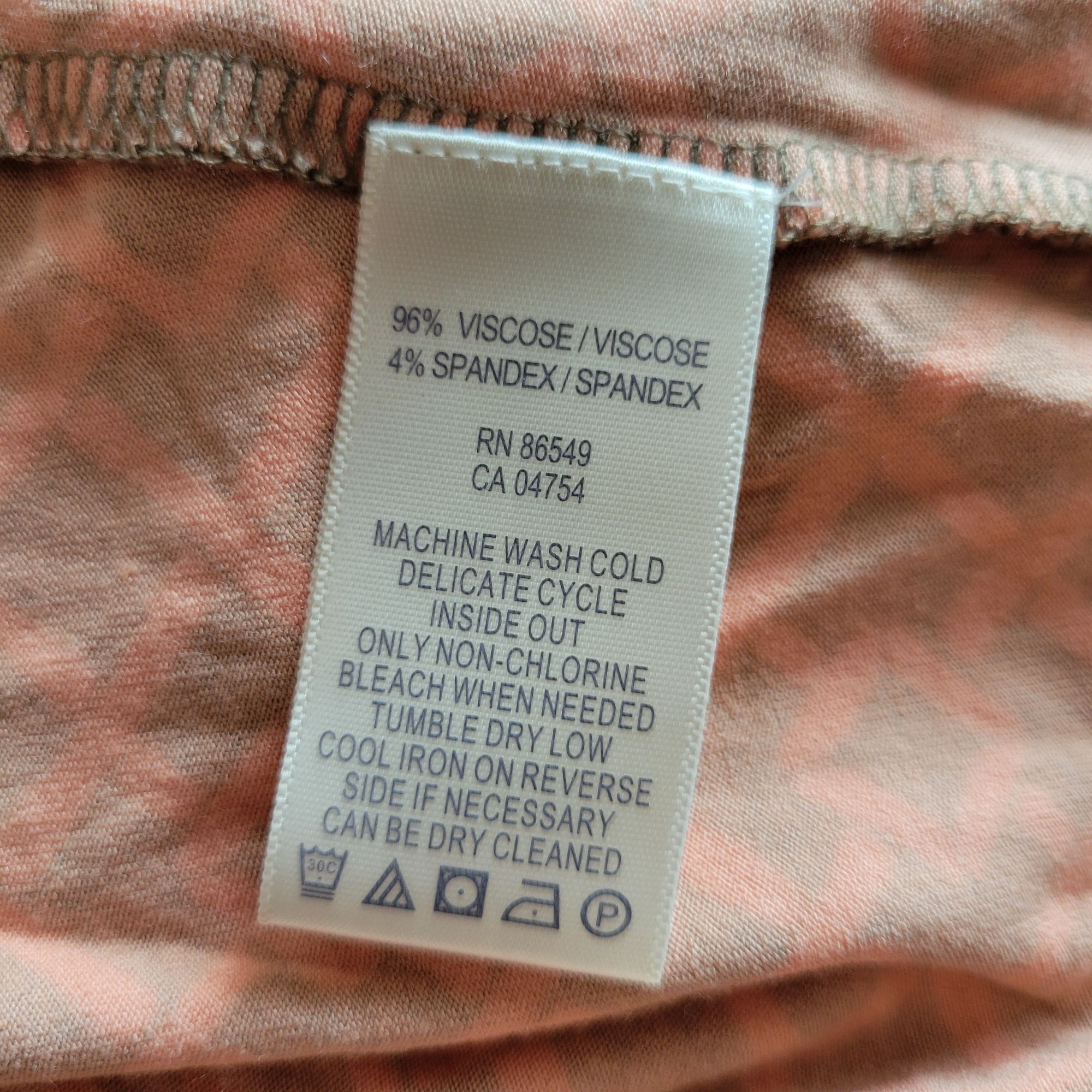 Tommy Bahama Tommy Bahama M Brown Coral Geometric Lattice Print V-Neck Mi Size M / US 6-8 / IT 42-44 - 5 Thumbnail