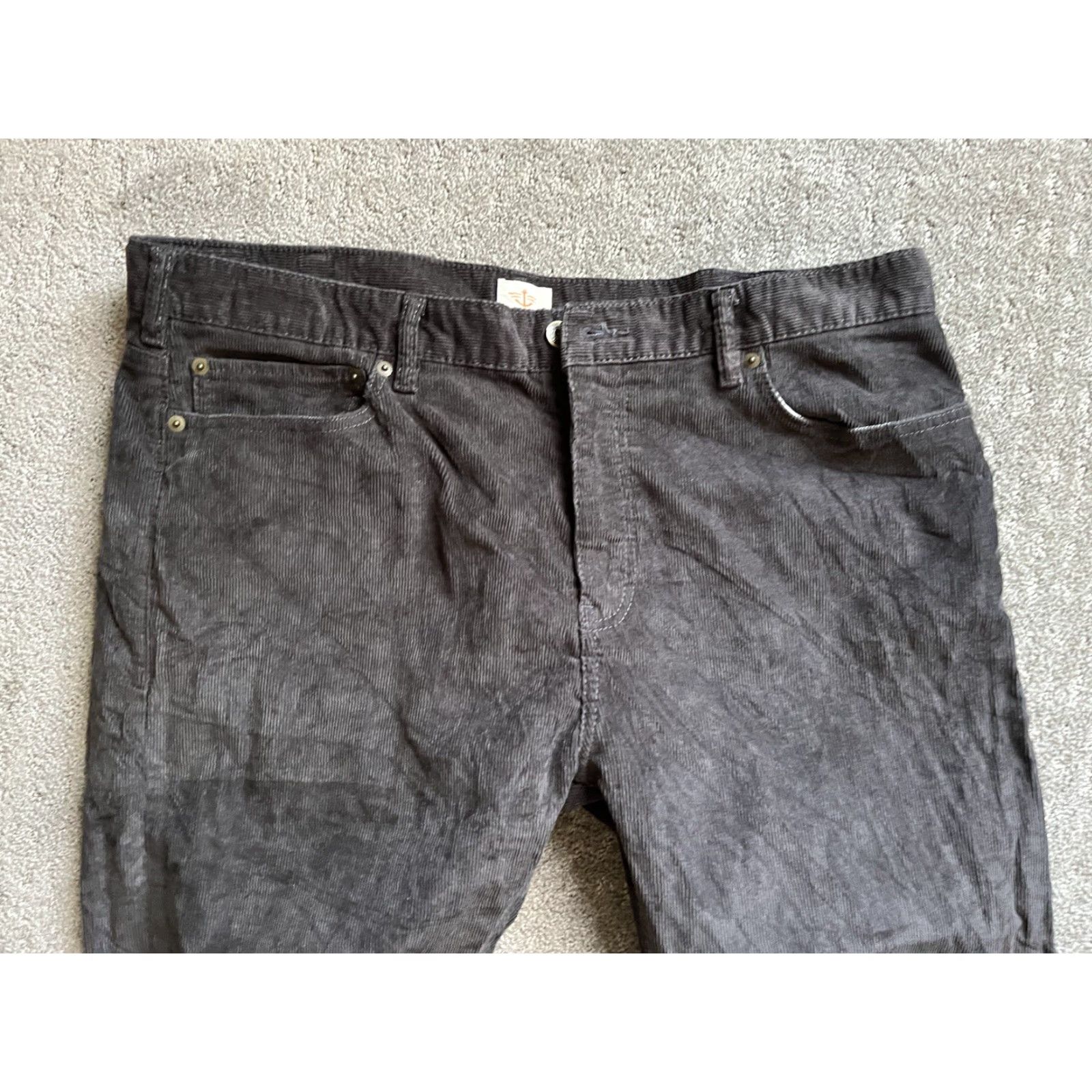 Dockers DOCKERS Straight Fit Corduroy Pants Black Classic Men’s 38W x 34L Size US 38 / EU 54 - 5 Thumbnail