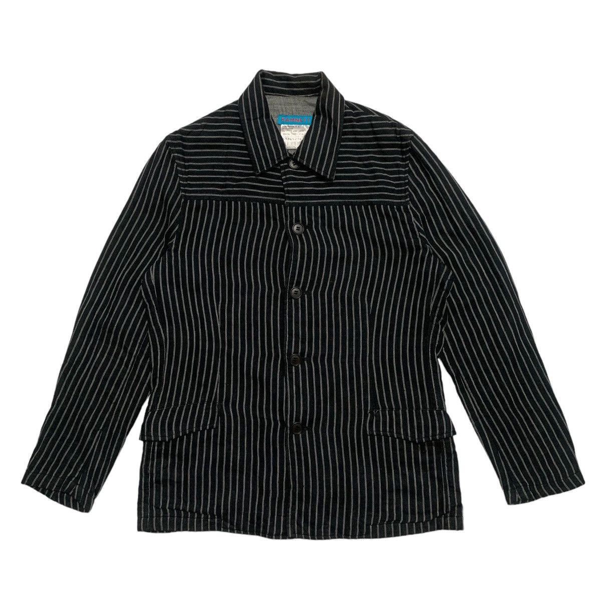 Katharine Hamnett London Hamnett Stripe Blouson Jacket Size US S / EU 44-46 / 1 - 1 Thumbnail