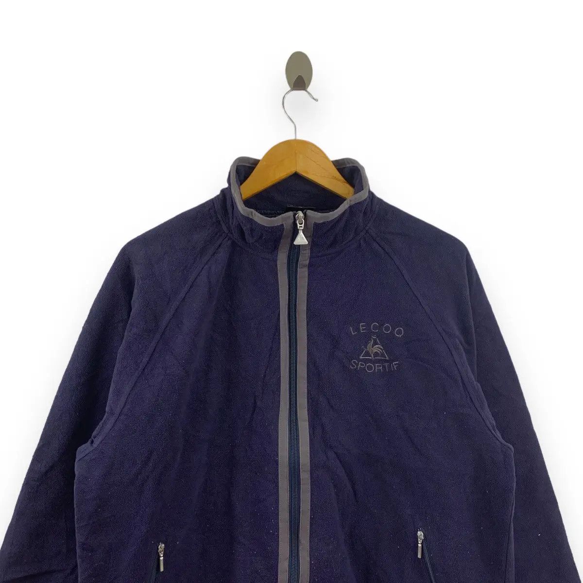 Le Coq Sportif Vintage LE COQ SPORTIF Fleece Embossed Fleece Size L / US 10 / IT 46 - 3 Thumbnail