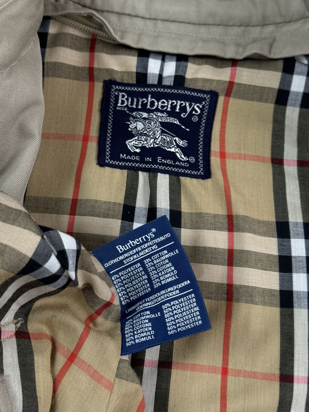 Burberry Vintage trench coat Burberry original luxury streetwear item Size S / US 4 / IT 40 - 4 Thumbnail