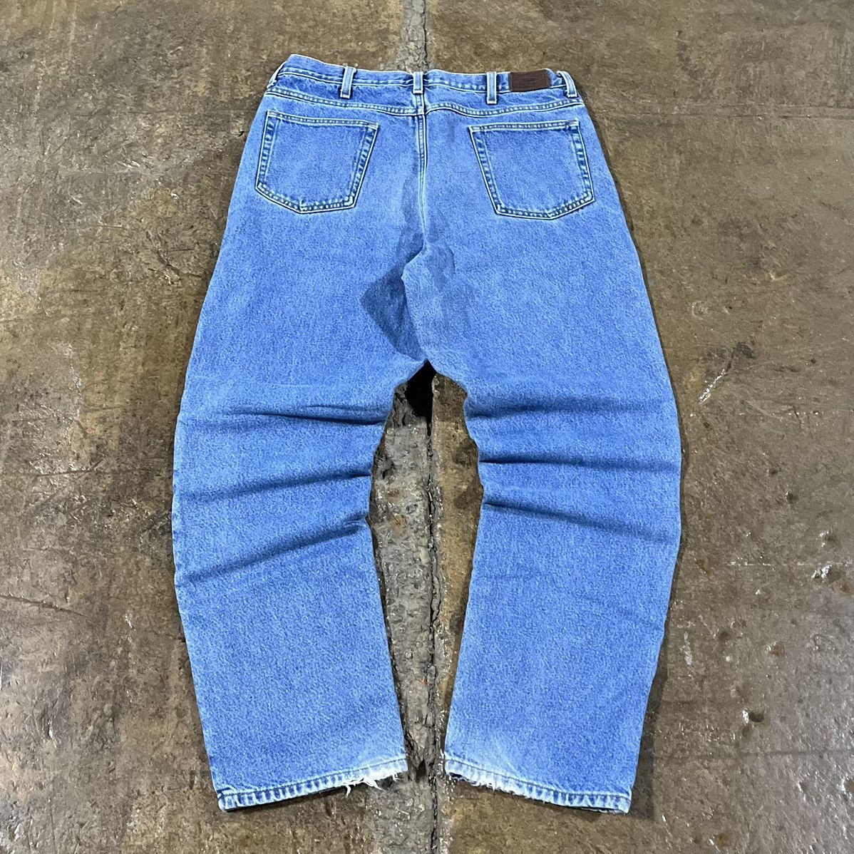 Carhartt × L.L. Bean × Vintage Crazy Vintage LL Bean Flannel Lined Carhartt Style Jeans Size US 36 / EU 52 - 1 Thumbnail