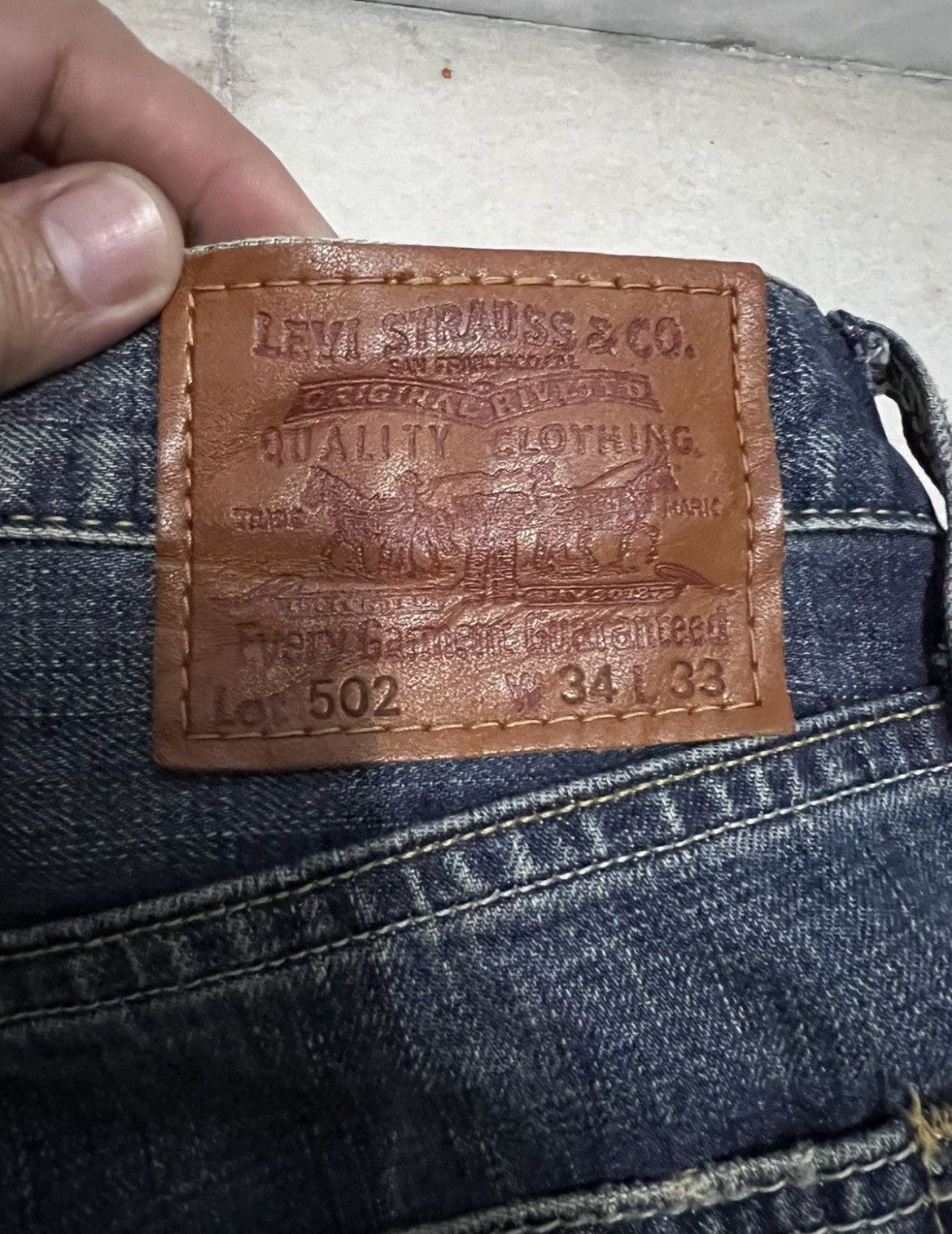 Levi's VINTAGE LEVIS 502 VERY RARE Size US 34 / EU 50 - 12 Thumbnail