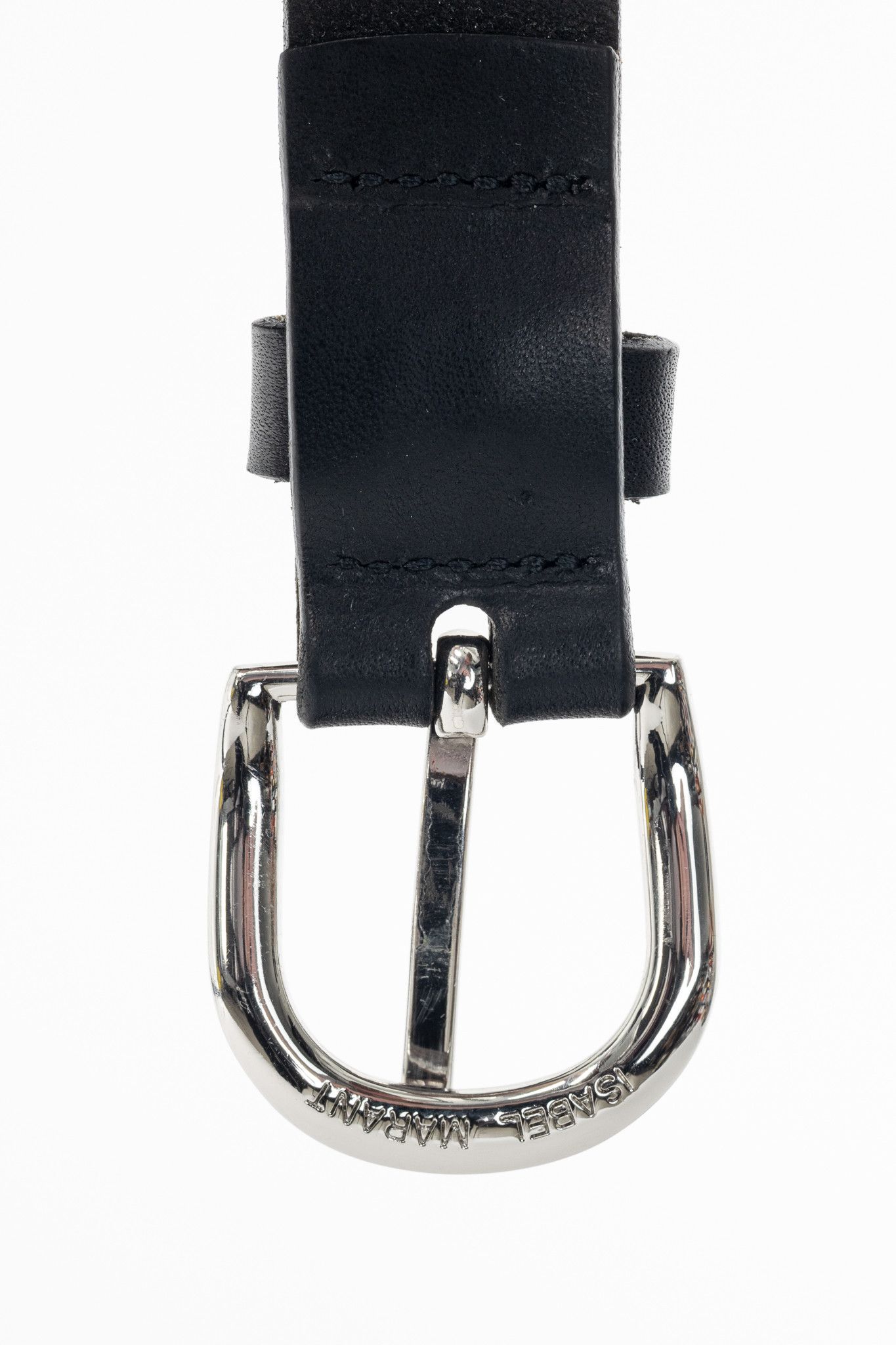 Isabel Marant Isabel Marant Black Cowhide-Leather Belt Size ONE SIZE - 6 Thumbnail