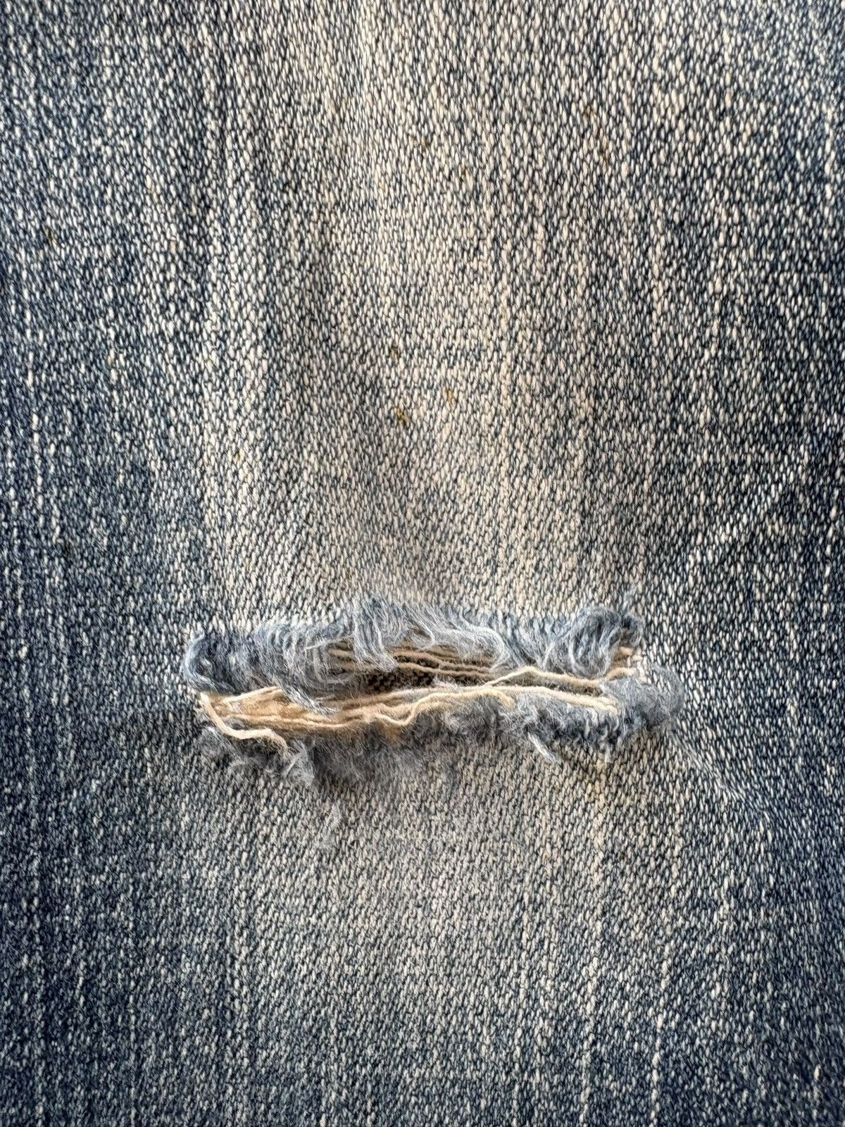 Hysteric Glamour Vintage Japanese Brand Mud Wash Distress Flare Jeans Size 30" / US 8 / IT 44 - 3 Thumbnail