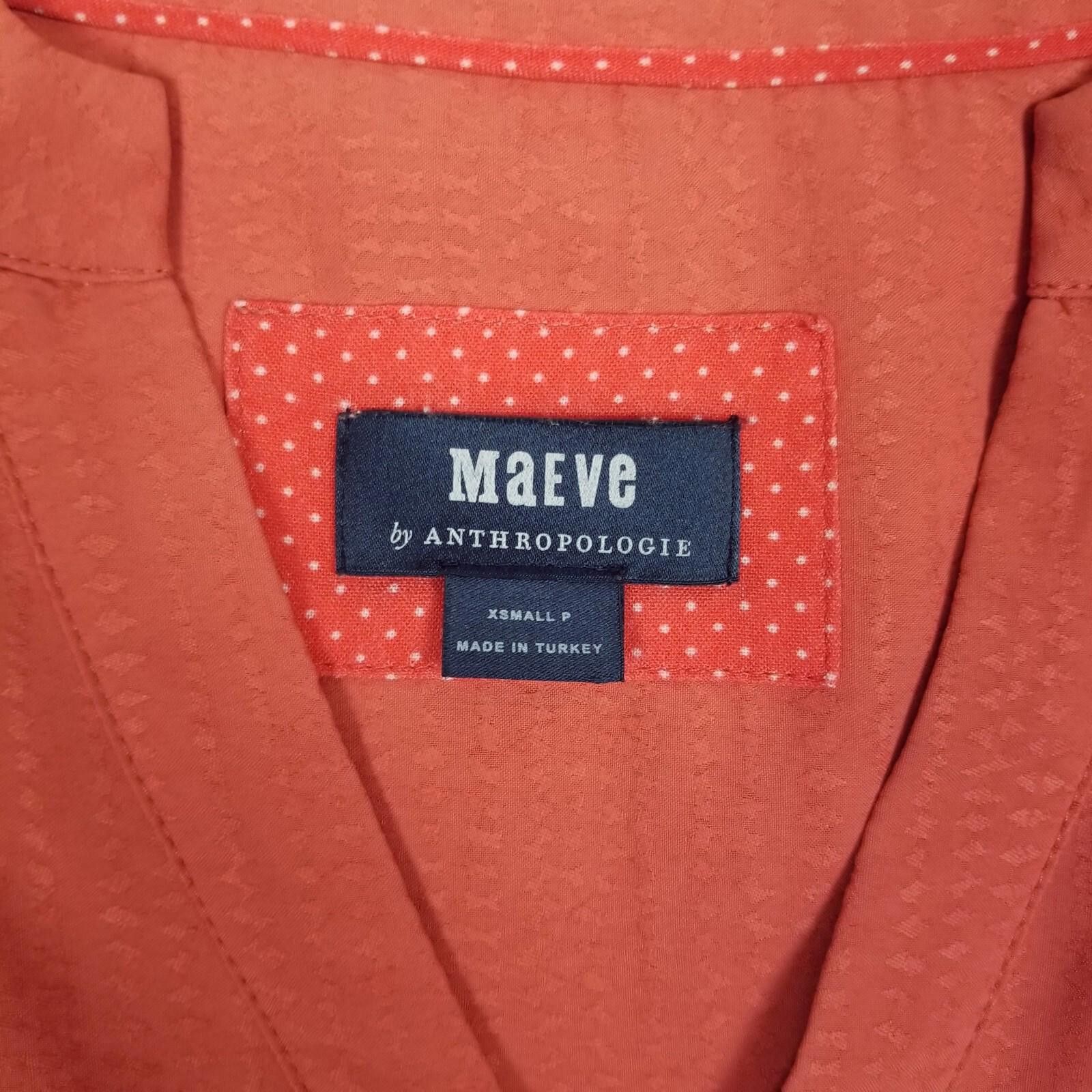 Anthropologie Maeve by Anthropologie Amber Tiered Tunic Dress Sz XS Petite Size XS / US 0-2 / IT 36-38 - 7 Thumbnail