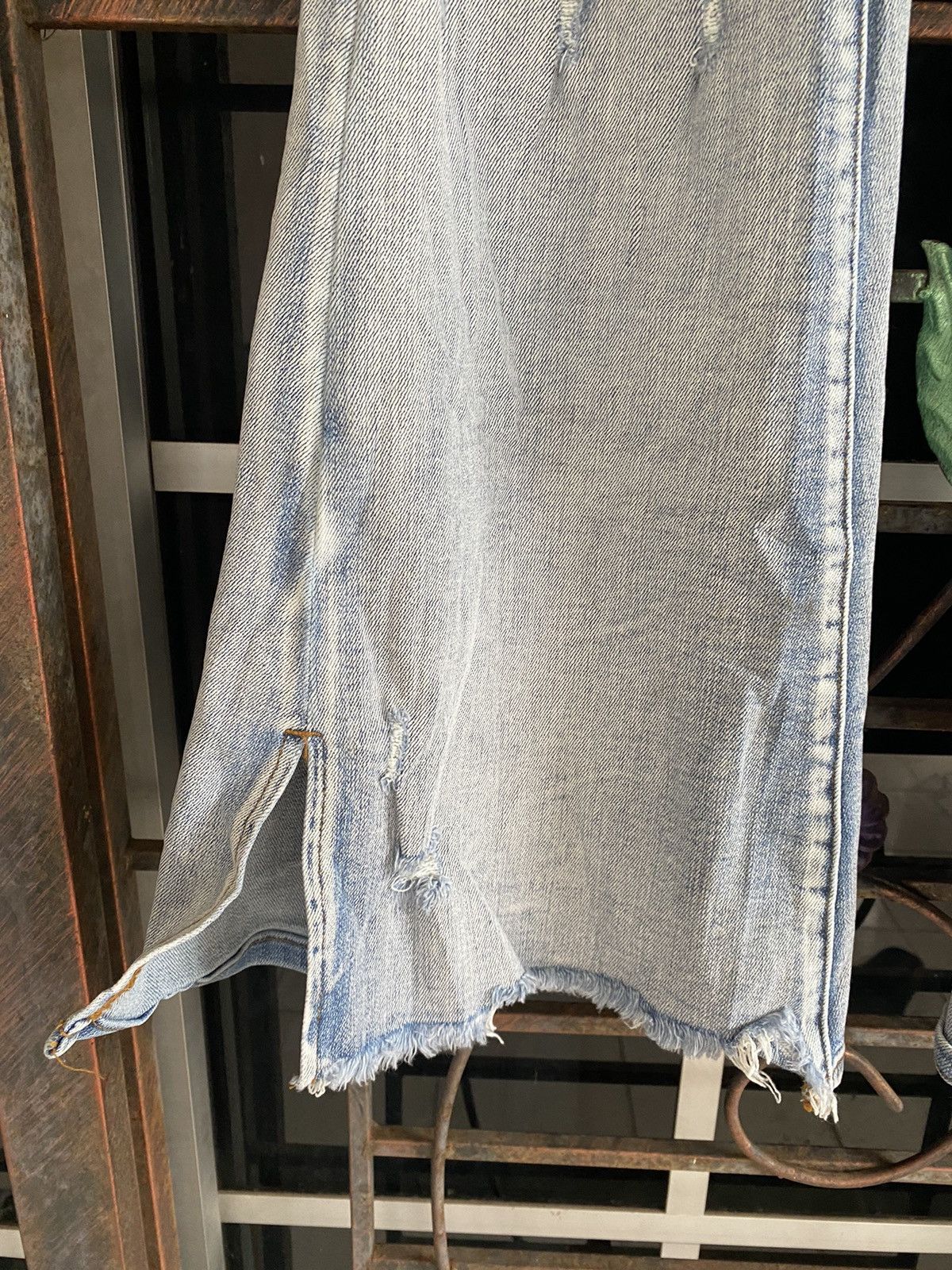 If Six Was Nine × Japanese Brand Blakeley Flared distressed Size US 30 / EU 46 - 4 Thumbnail