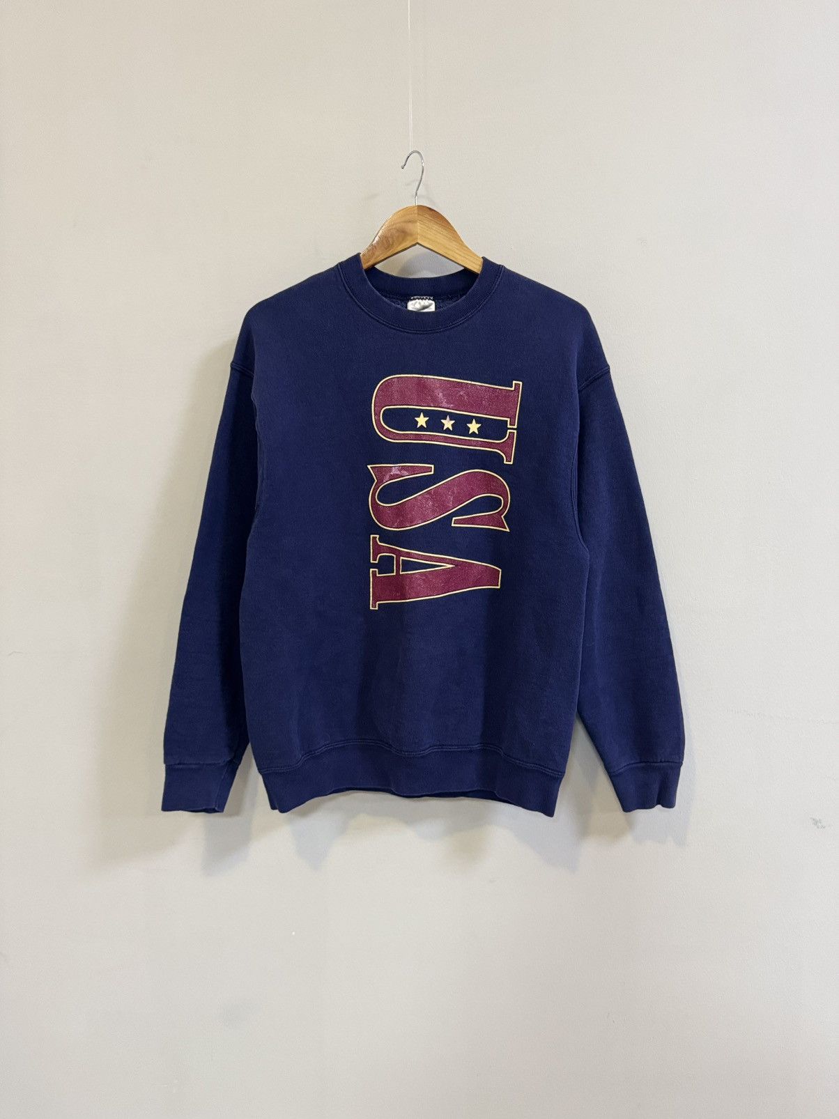 Fruit Of The Loom × Vintage Vintage USA 80s sweatshirt Size US L / EU 52-54 / 3 - 1 Thumbnail