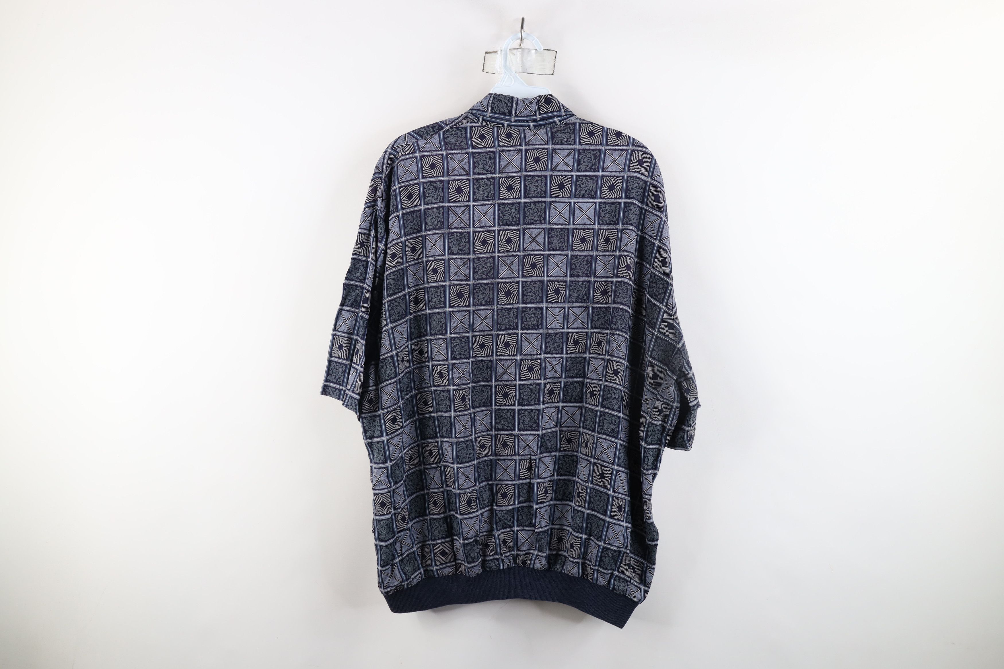 Vintage Vintage 90s Streetwear Checkered Collared Pullover Polo Size US XXL / EU 58 / 5 - 9 Thumbnail