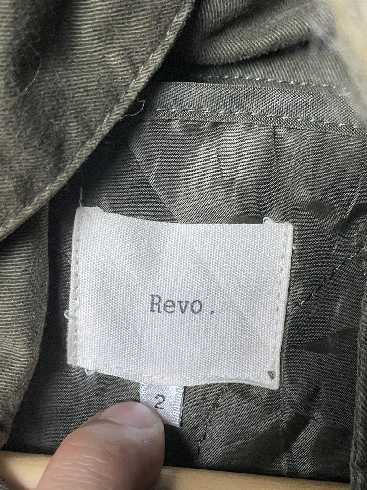 Japanese Brand × Vintage REVO Japanese Brand Military Hooded Jacket (97) Size US XS / EU 42 / 0 - 7 Thumbnail