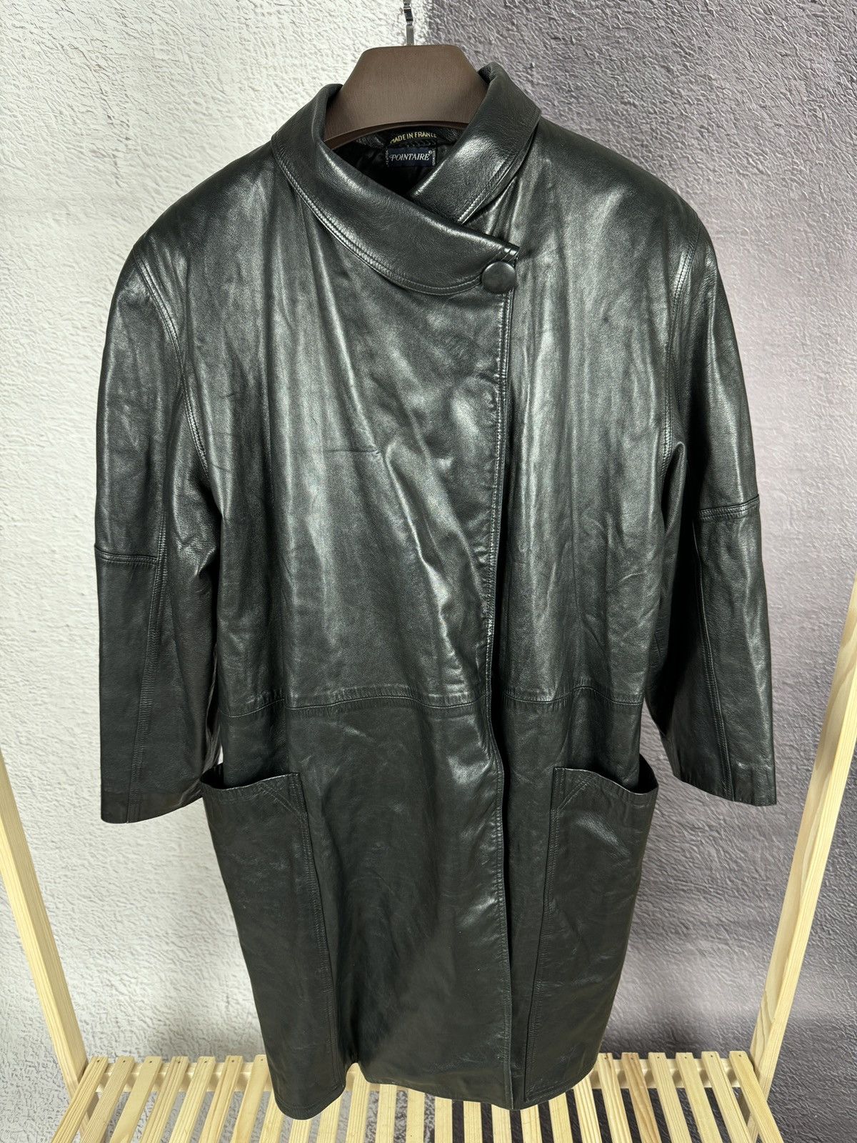 Other Zilli Made in France vintage pointaire creation leather coat Size ONE SIZE - 3 Thumbnail