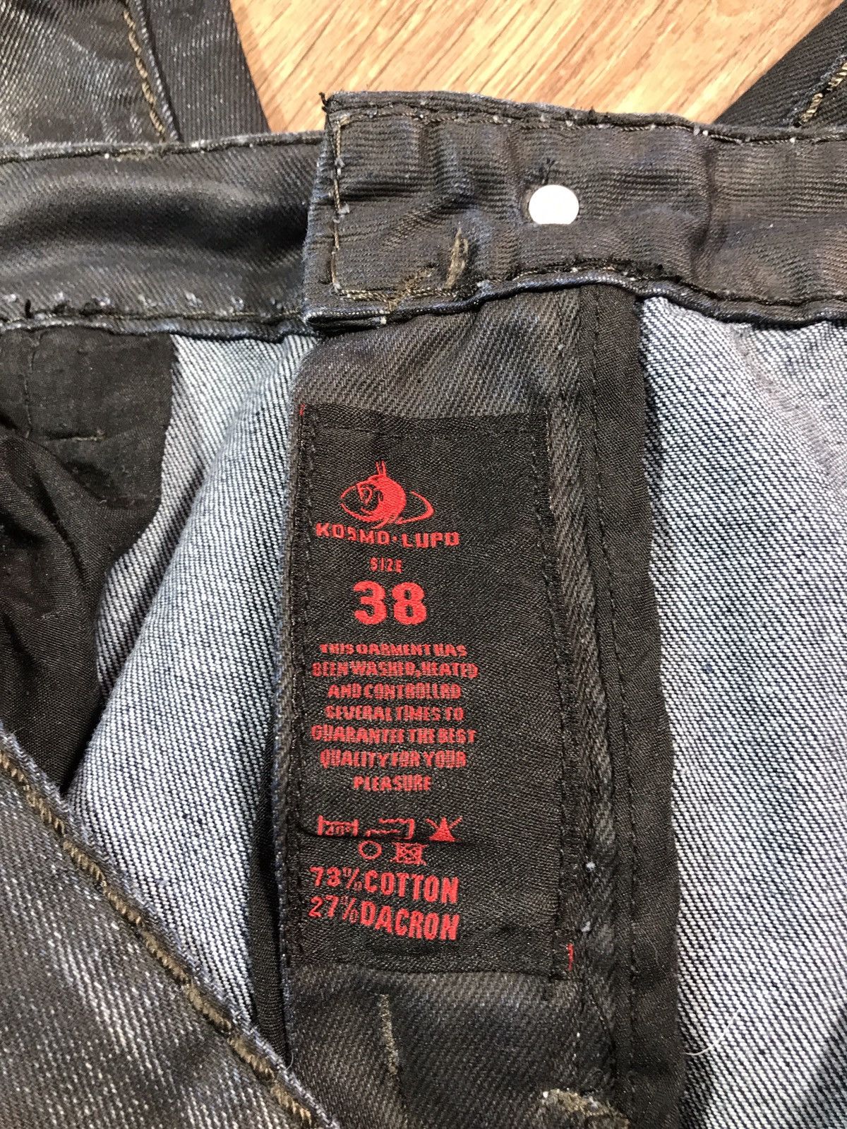 Vintage Vintage Kosmo Lupo Distressed Denim Pants Size US 38 / EU 54 - 7 Thumbnail