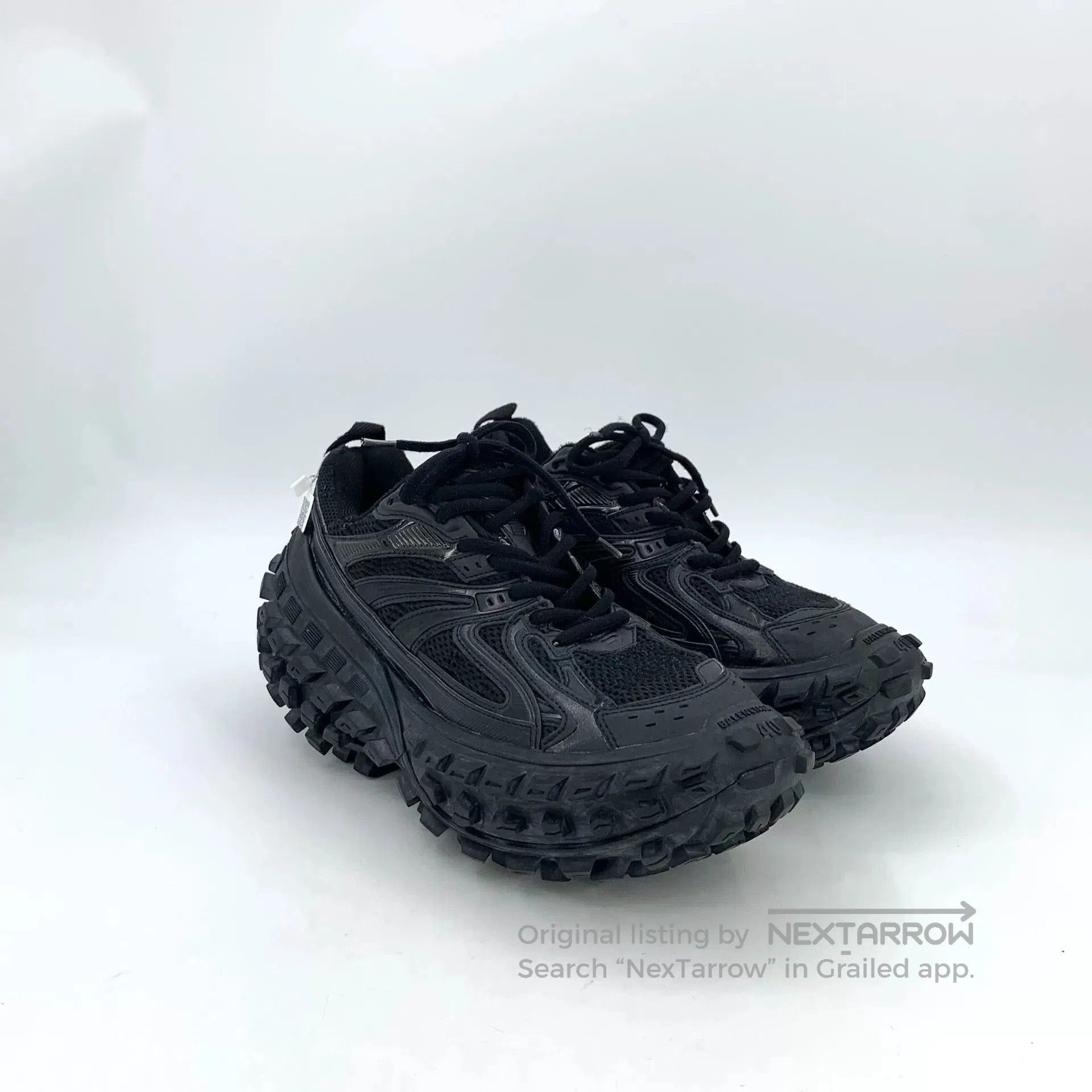 Balenciaga Balenciaga Bouncer Black Vintage Thick Sole Shoes. Size US 8 / EU 41 - 2 Thumbnail