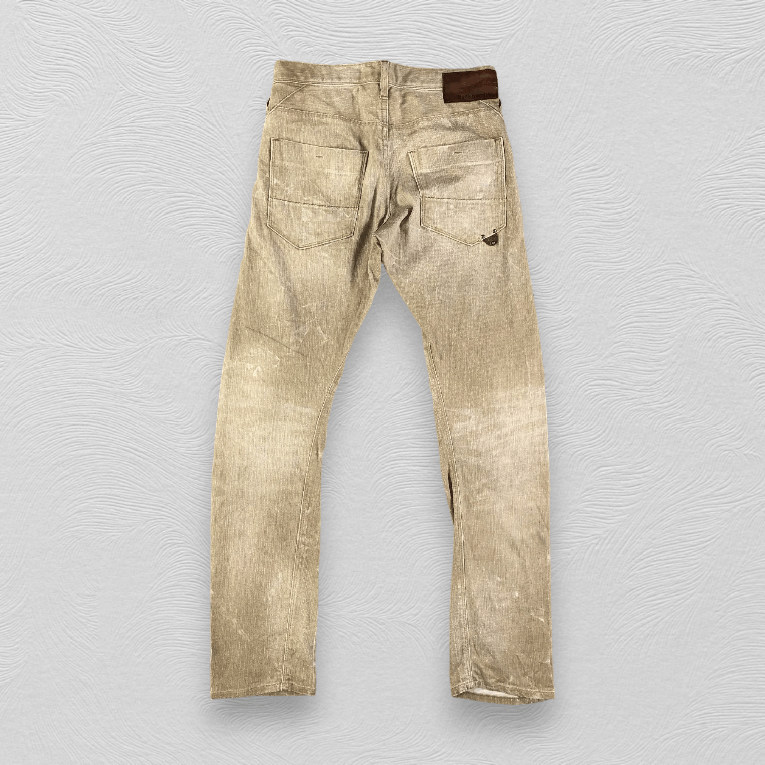 Japanese Brand Vintage Japanese Brand Back Number Faded Brown Jeans KJ1979 Size US 28 / EU 44 - 2 Thumbnail