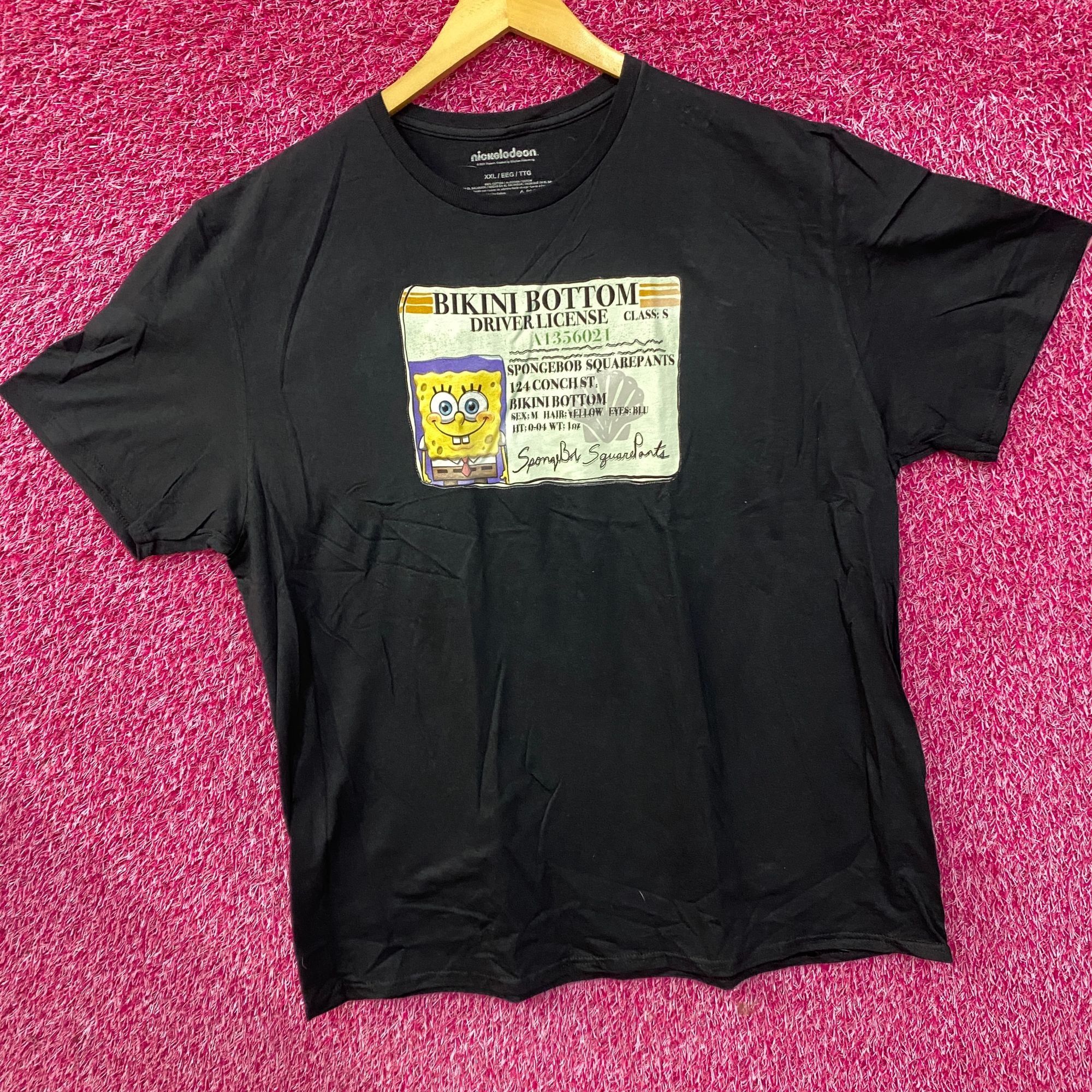 Nickelodeon Nickelodeon Spongebob Squarepants Driver License T-Shirt 2XL Size US XXL / EU 58 / 5 - 3 Thumbnail