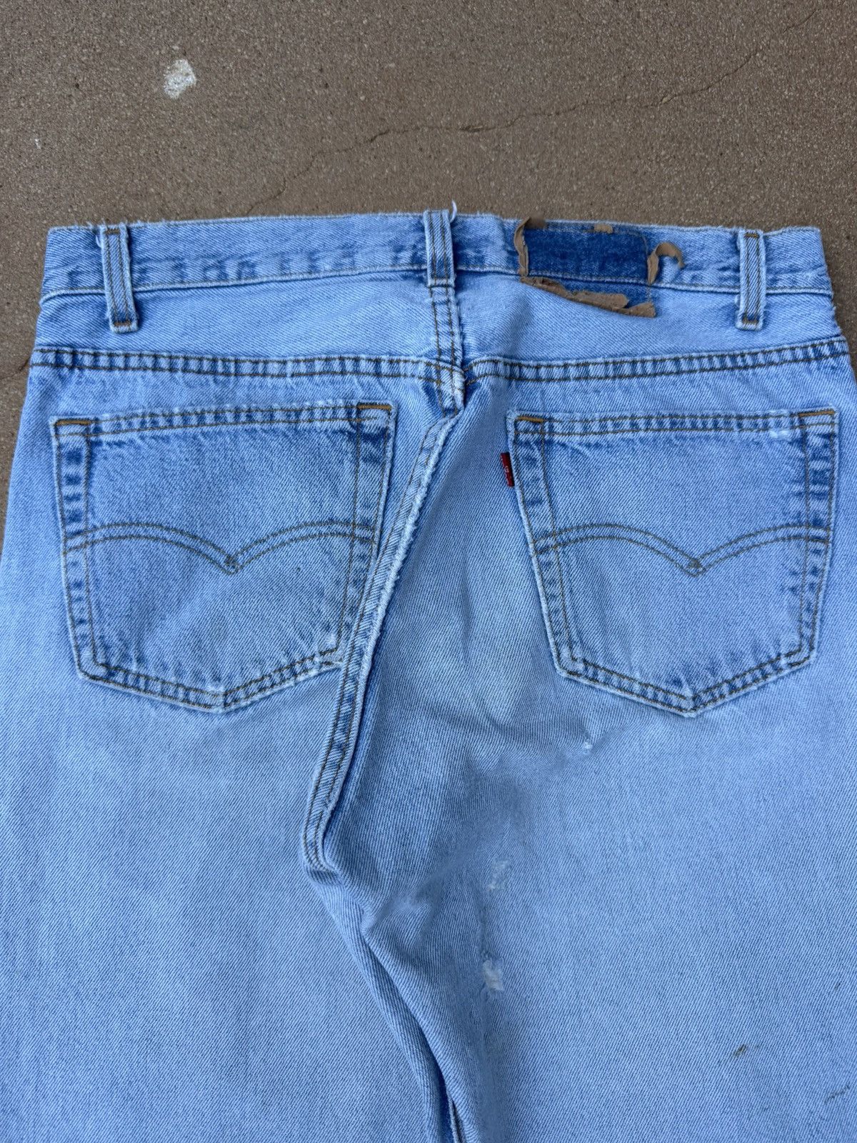 Levi's Vintage 90s Levis 501xx Buttonfly Straight Denim Jeans 31x29 Size US 31 - 7 Thumbnail