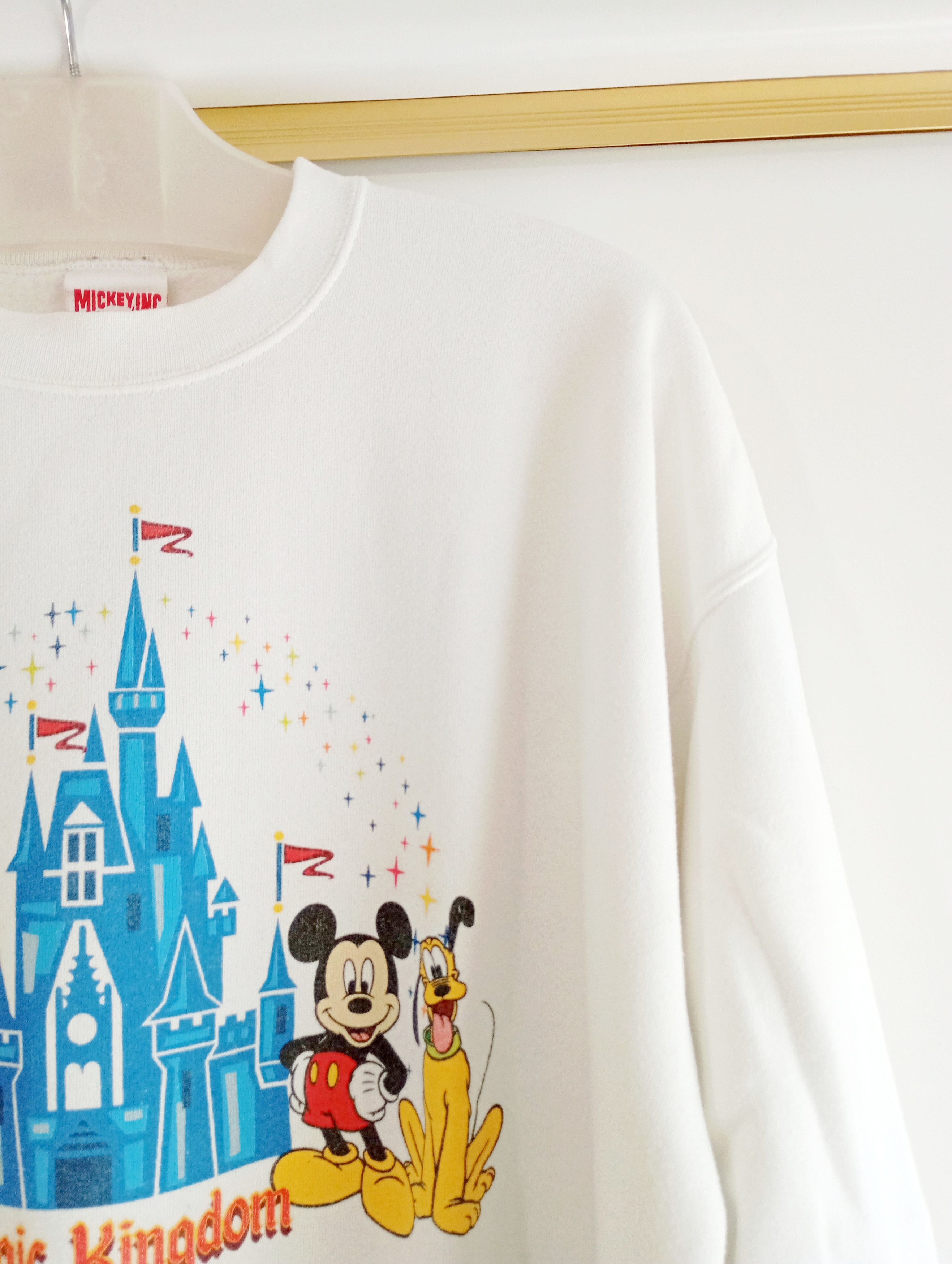 Disney Mickey Mouse 90s Vintage Disney Sweatshirt Made In Usa Size US M / EU 48-50 / 2 - 6 Thumbnail