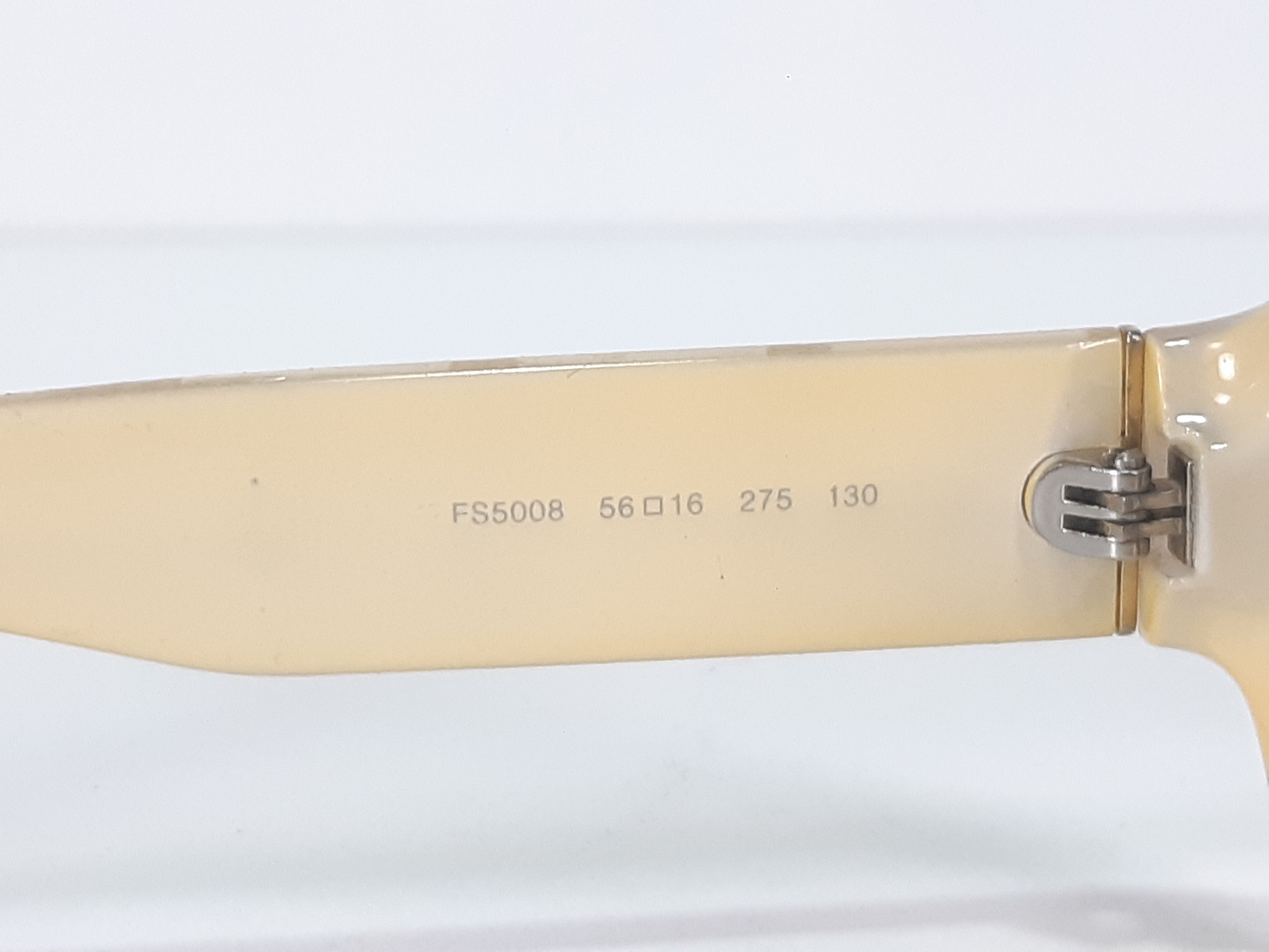 Fendi FENDI FS5008 Italy Cold Insert Sunglasses ONLY FRAME Size ONE SIZE - 7 Thumbnail