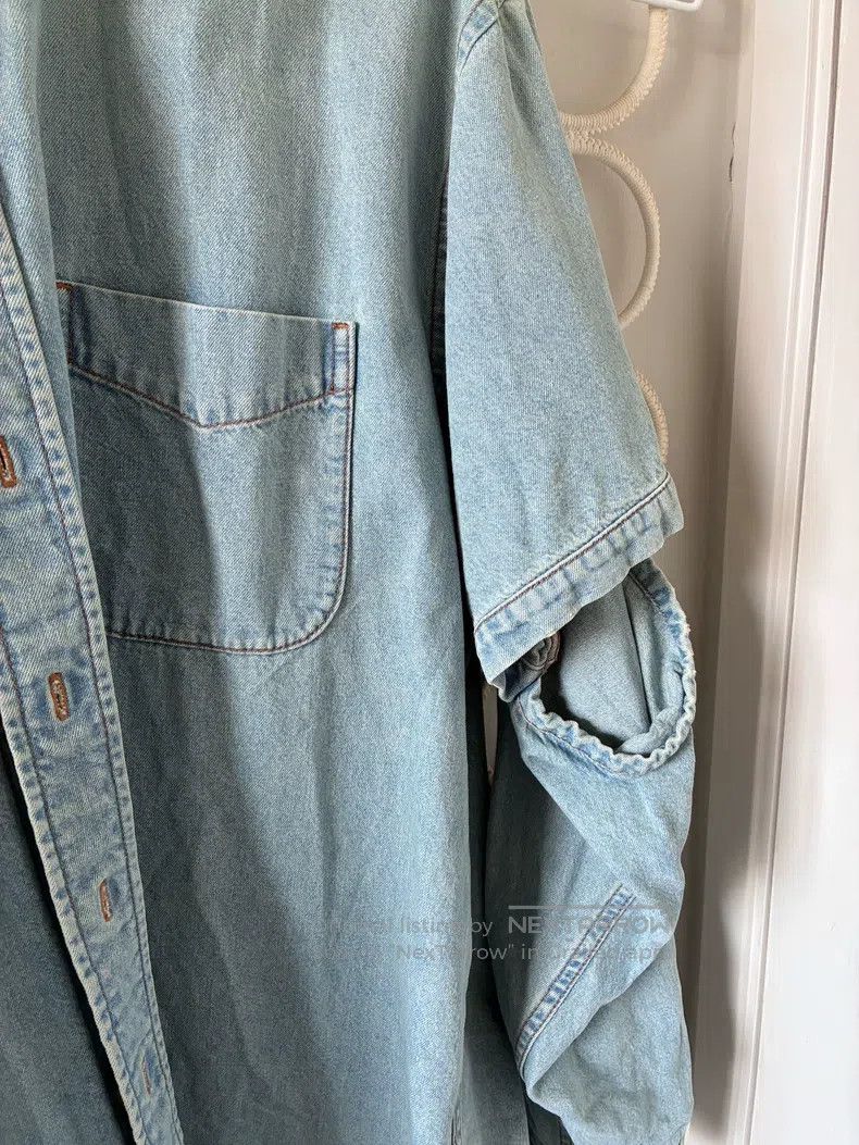 Balenciaga Balenciaga size 37 Denim Jacket Size US S / EU 44-46 / 1 - 4 Thumbnail