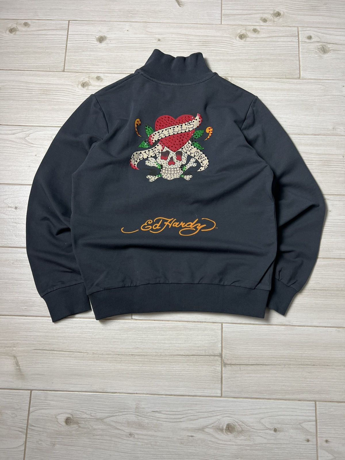 Ed Hardy Ed hardy Zip Hoodie Christian Audigier Rare Logo Best Price Size M / US 6-8 / IT 42-44 - 6 Thumbnail