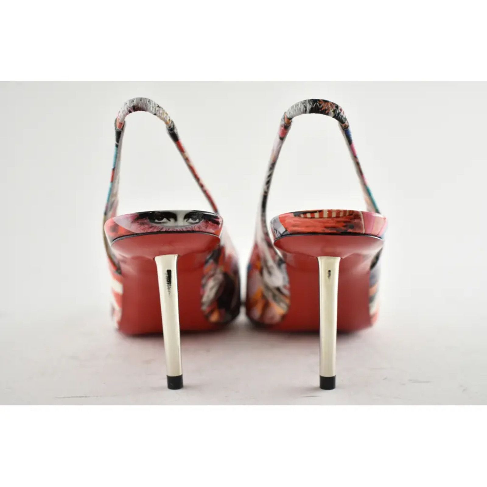Christian Louboutin Epic Sling 70 Patent OH Xtian Black Slingback Heel Pump 36 Size US 6 / IT 36 - 11 Thumbnail