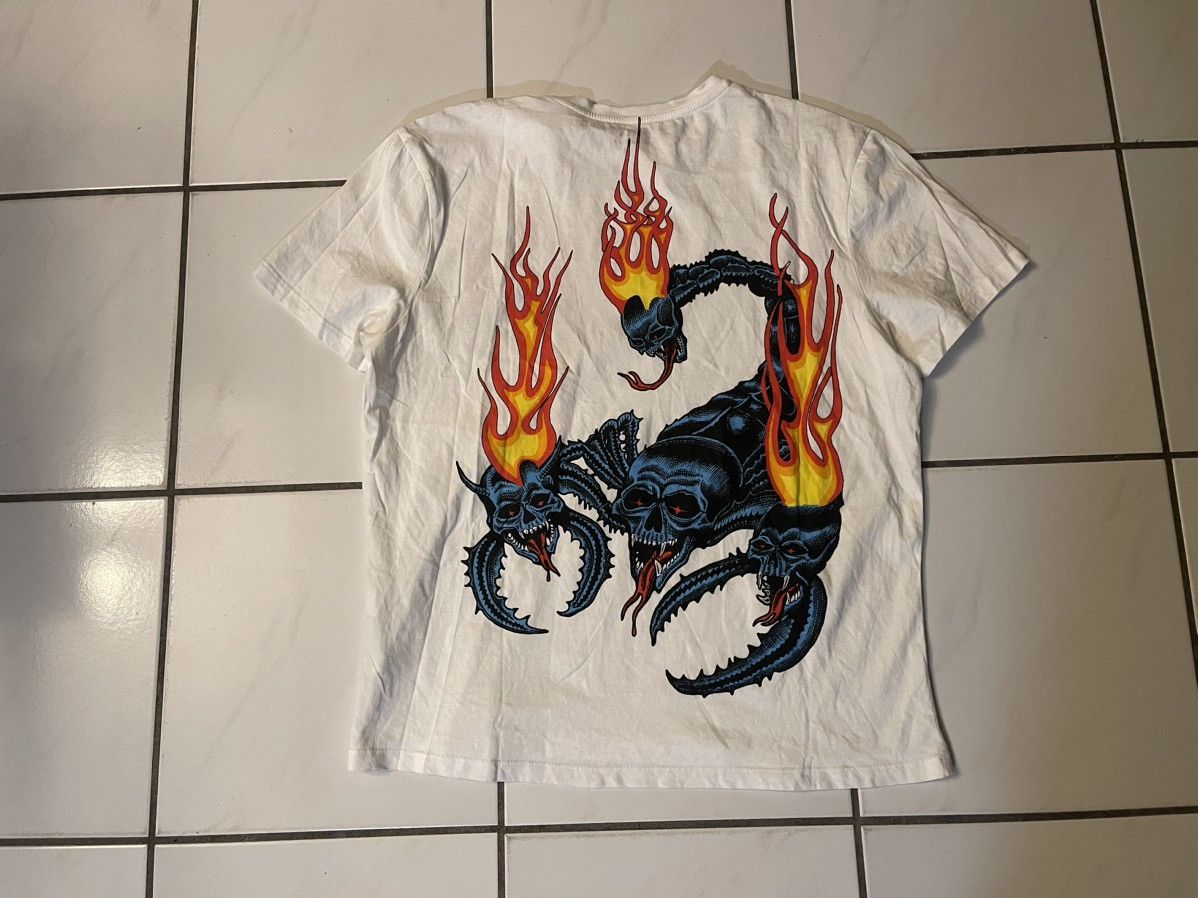 Allsaints ALL SAINTS Men’s Stinger White Scorpion T-shirt Size Medium Size US M / EU 48-50 / 2 - 6 Thumbnail