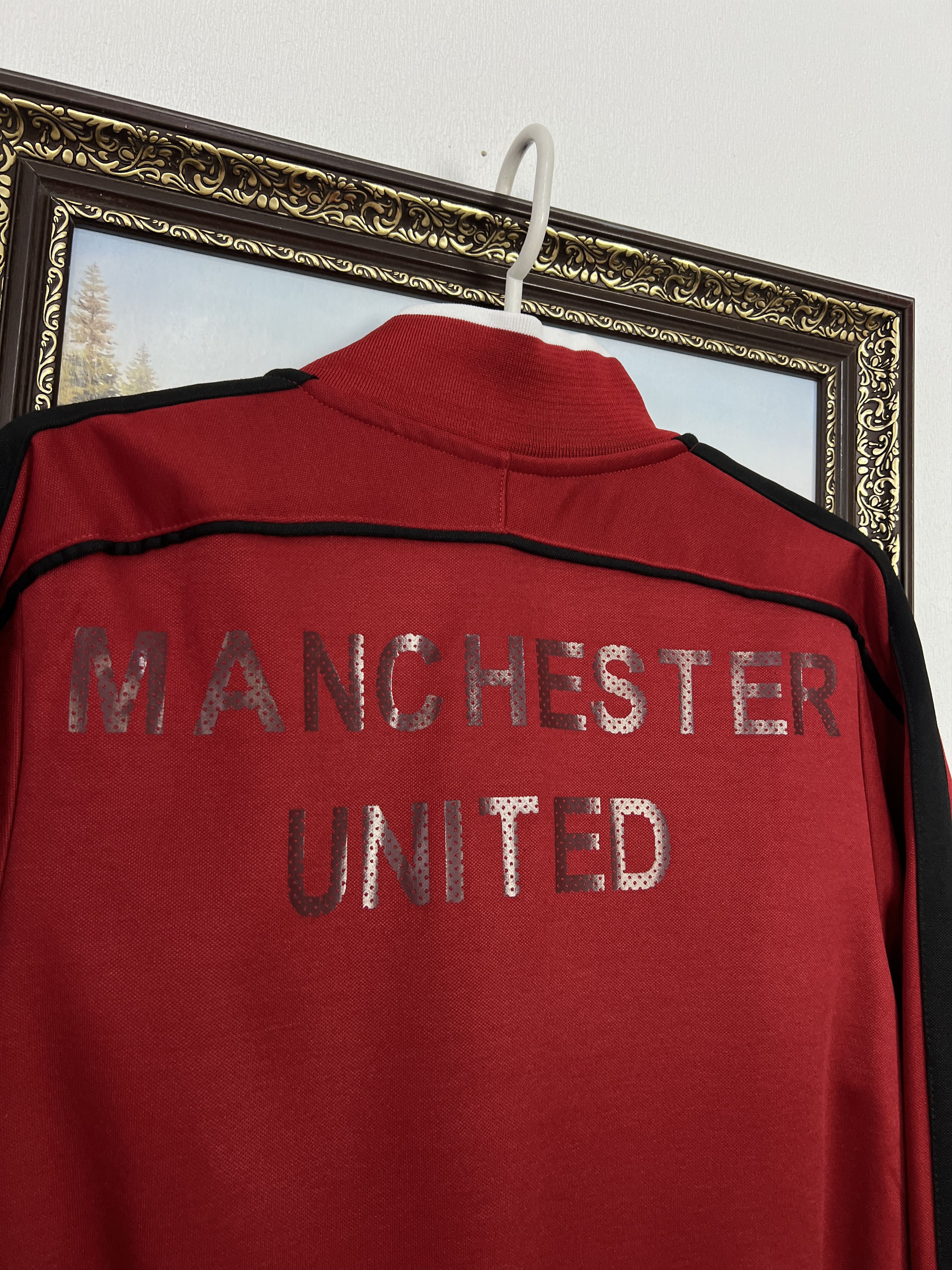 Vintage Manchester United Football Jacket Soccer Track Top Replica Size US M / EU 48-50 / 2 - 10 Thumbnail