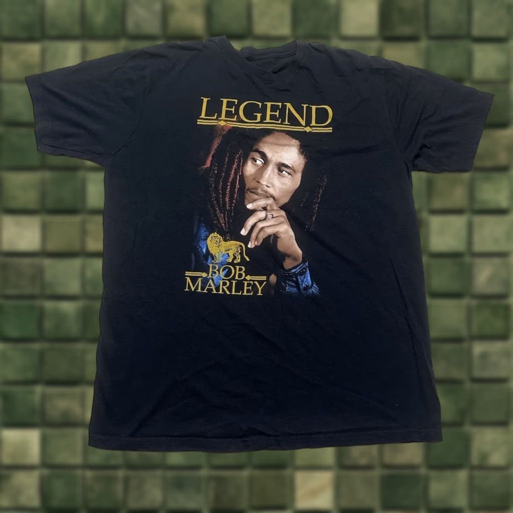 Vintage VINTAGE Bob Marley Legend T Shirt Mens Large Black Zion Size US L / EU 52-54 / 3 - 1 Thumbnail