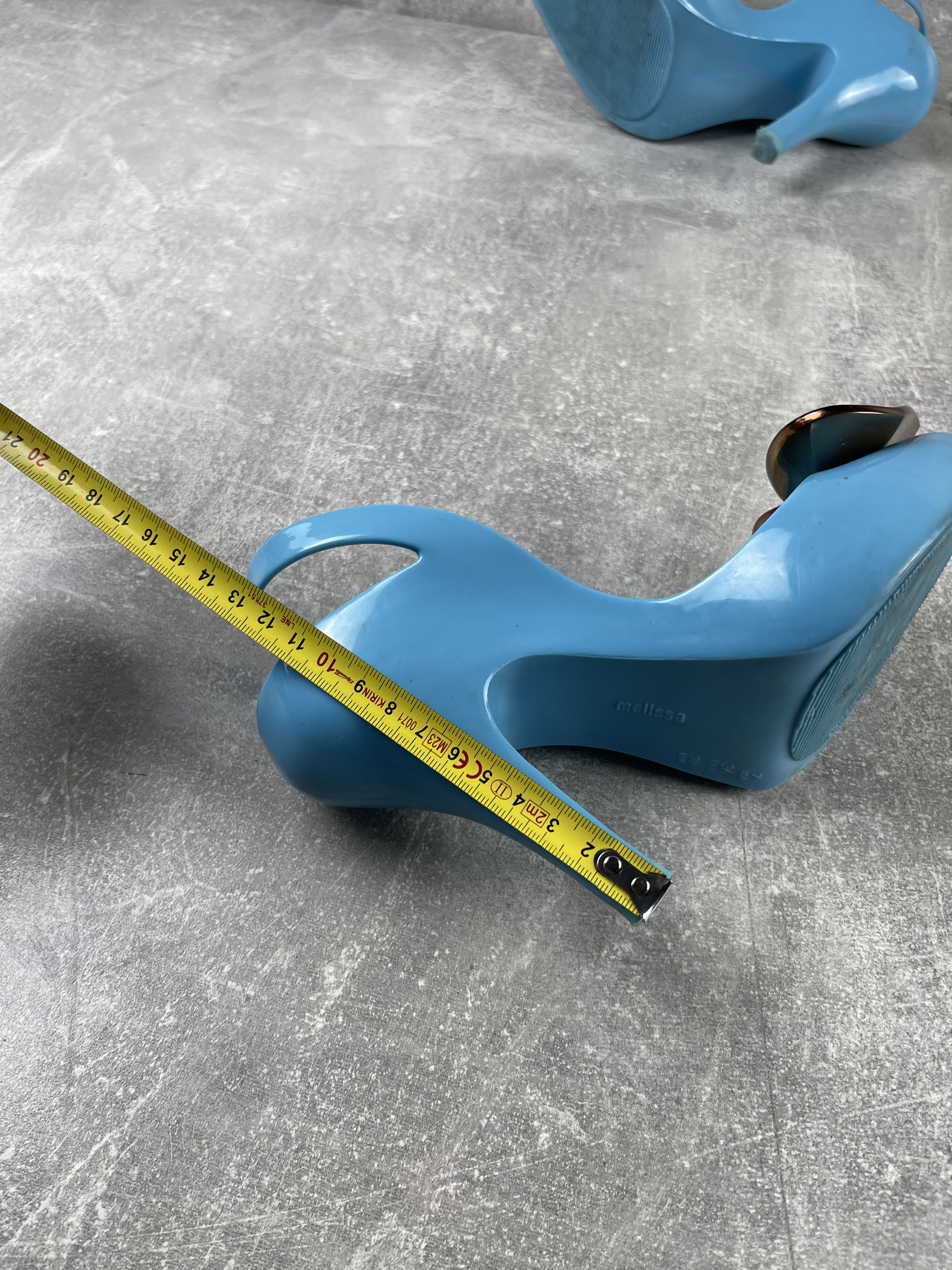 Melissa × Vivienne Westwood Vivienne Westwood ANGLOMANIA Melissa Heart Blue Heels Pumps Size US 8 / IT 38 - 11 Thumbnail
