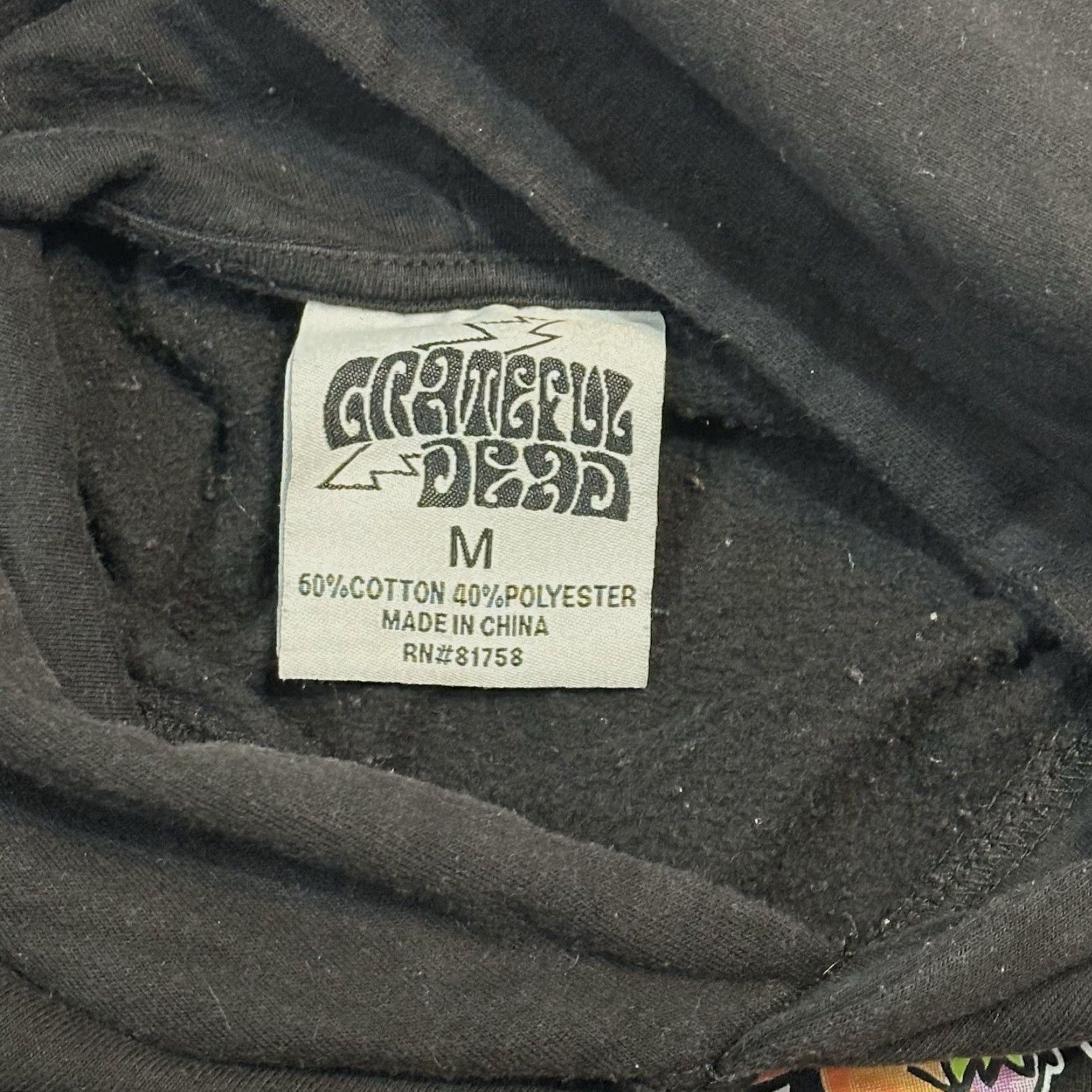 KangaROOS Grateful Dead Hoodie Mens M Black Kangaroo Pocket Sleeve Hit Graphic Print Front Logo Crew Neck Kangaroo Pocket Size US M / EU 48-50 / 2 - 6 Thumbnail