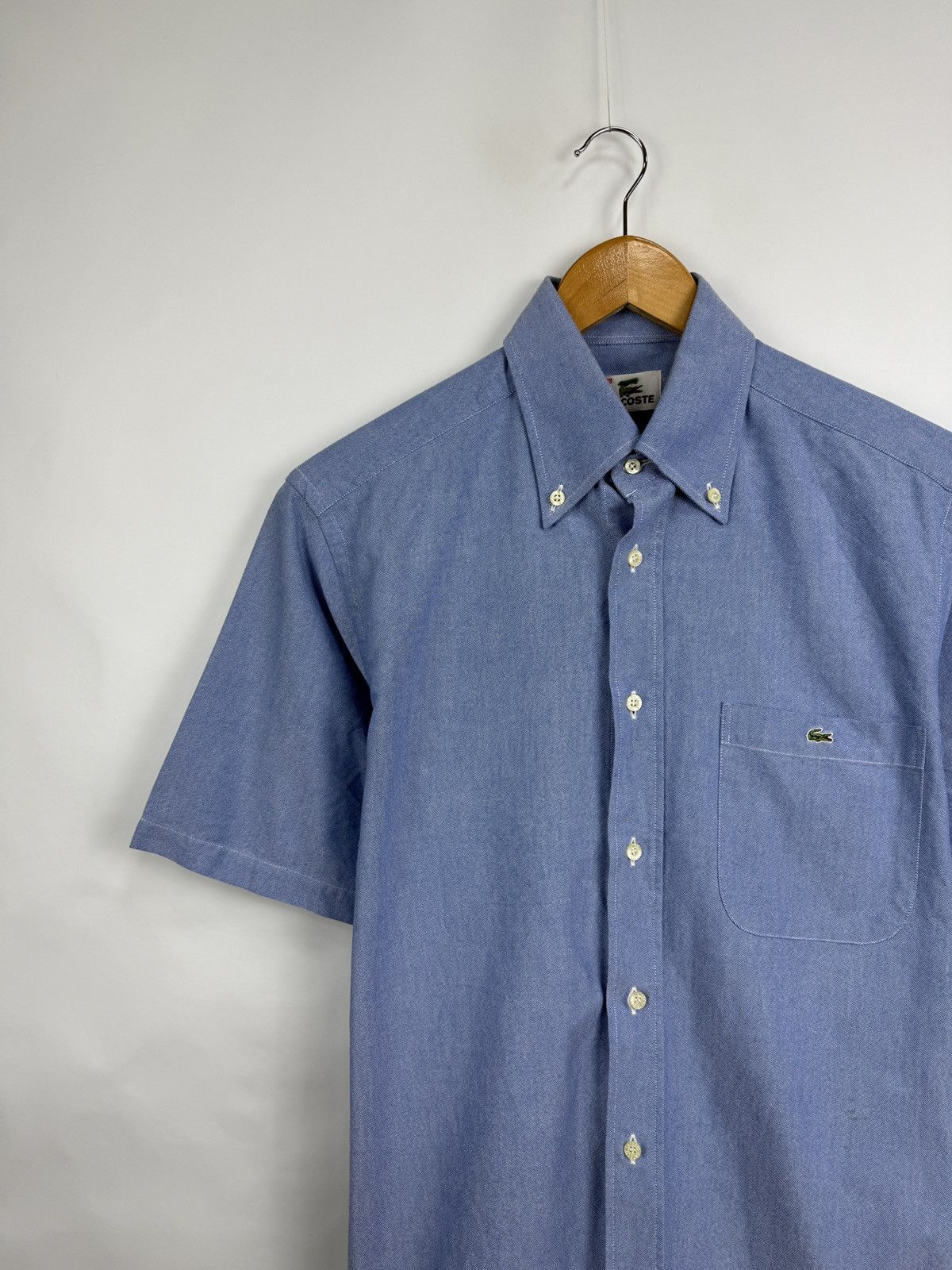 Lacoste 🇫🇷 Vintage 90s Lacoste Shirt Made in France Retro Rare Hype Size US M / EU 48-50 / 2 - 3 Thumbnail