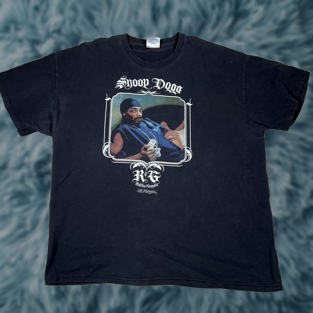 Hanes VINTAGE SNOOP DOGG Hiphop T-Shirt XL Men Black R&G RAP RYTHM AND GANGSTA 90s/Womens/Mens Size US XL / EU 56 / 4 - 1 Thumbnail