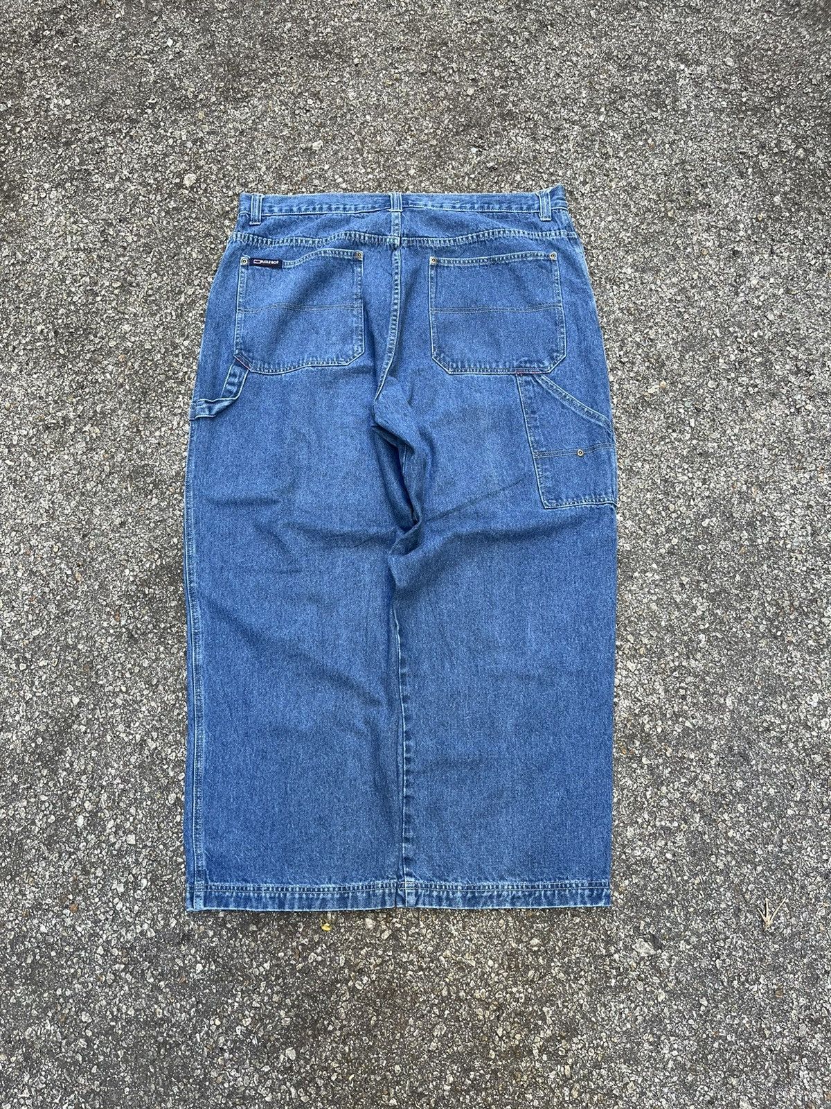 Bugle Boy VINTAGE Y2K BUGLE BOY BAGGY CARPENTER DENIM JEANS Size US 40 / EU 56 - 2 Thumbnail