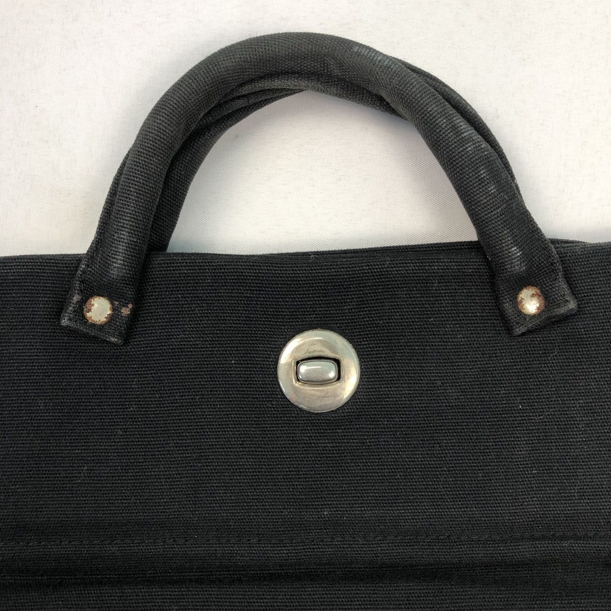agnes b. AGNES B. CAMVAS CARRY TOTE BAG Size ONE SIZE - 5 Thumbnail