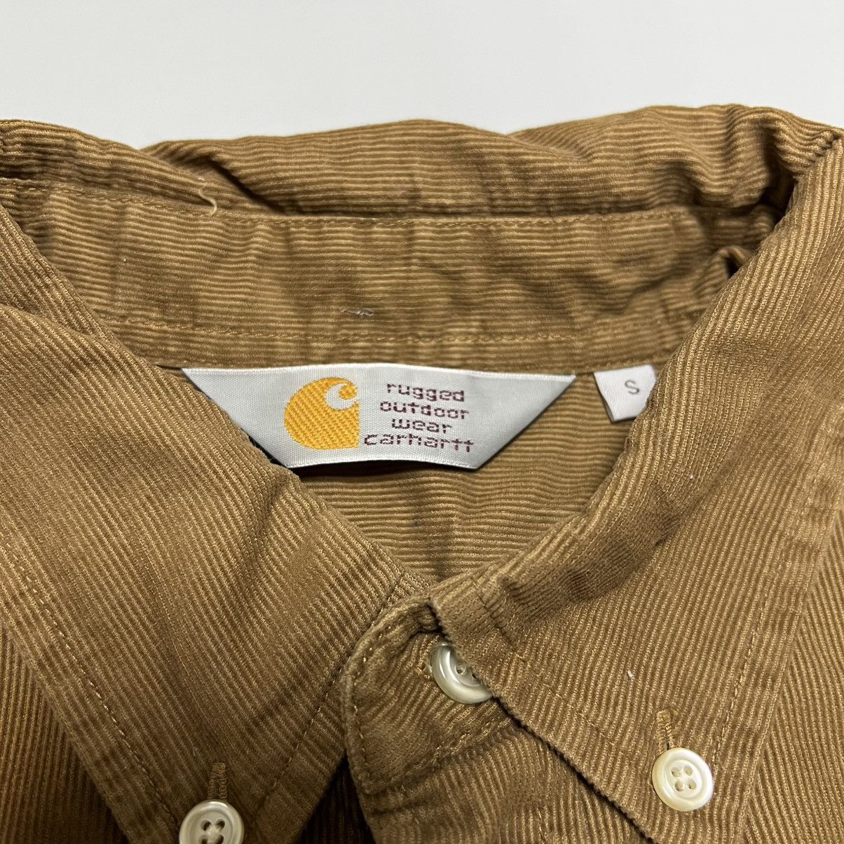 Carhartt × Carhartt Wip × Vintage Vintage Carhartt Corduroy shirt Size US S / EU 44-46 / 1 - 7 Thumbnail