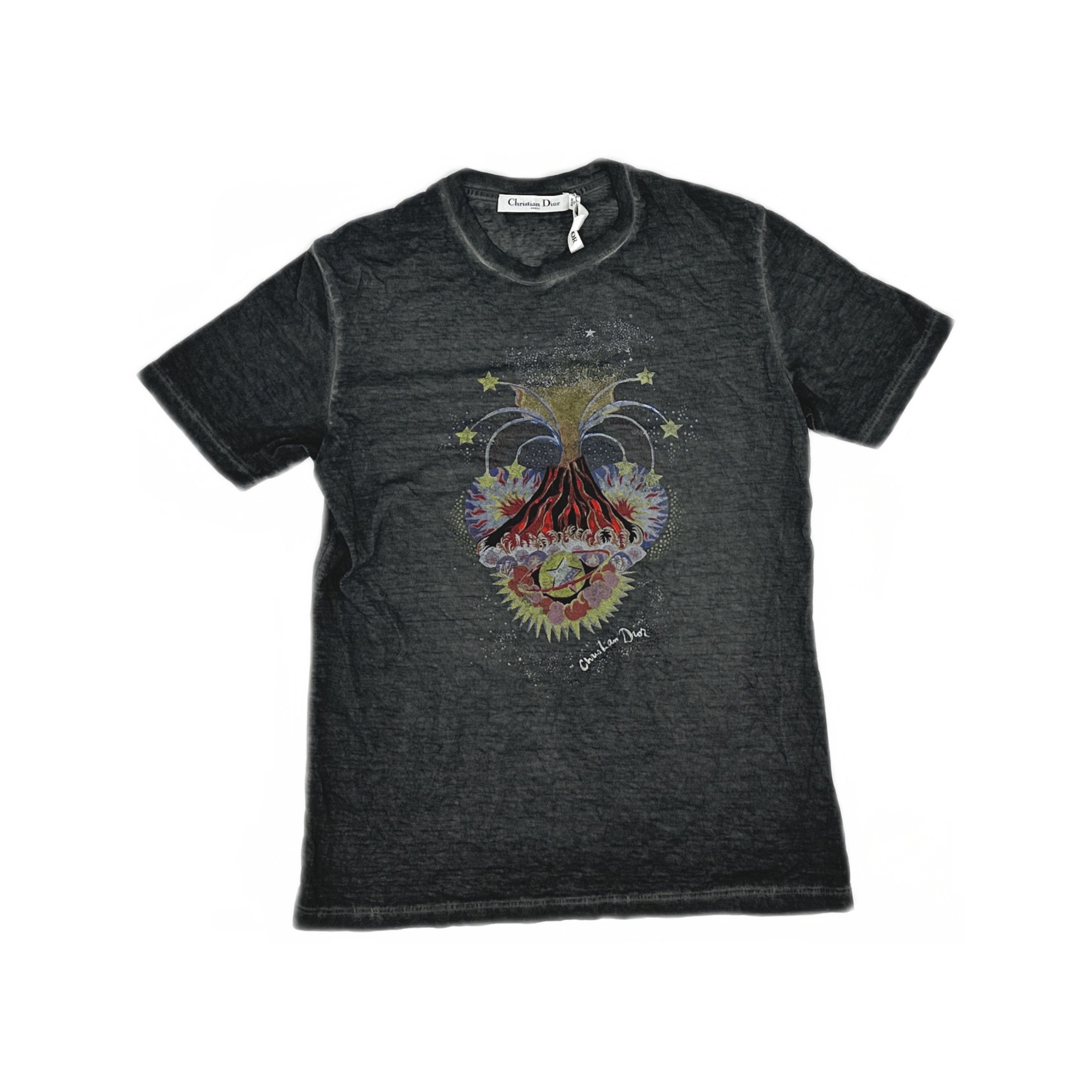 Dior Dior SS22 Volcano Print T-Shirt XS Size XS / US 0-2 / IT 36-38 - 1 Thumbnail