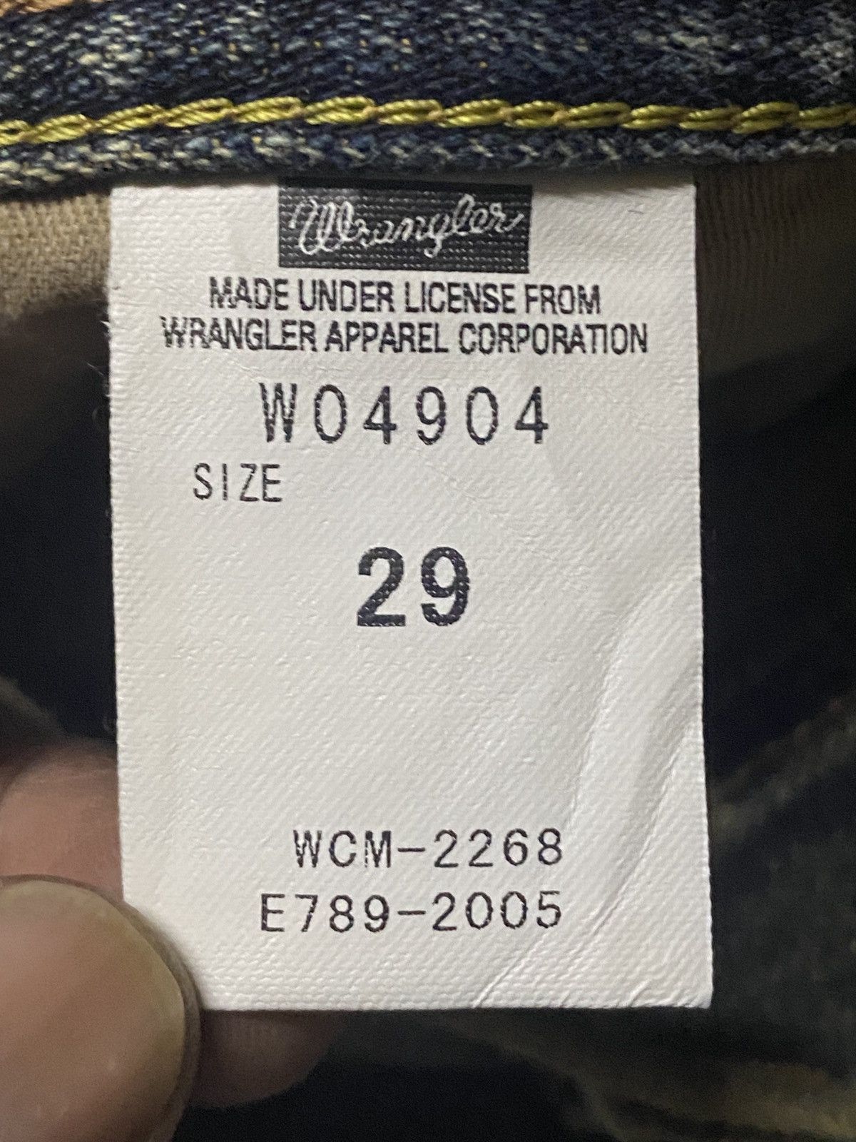 Wrangler Vintage Wrangler Crazy Mud Wash Distressed Repair Baggy Jean Size US 32 / EU 48 - 15 Thumbnail