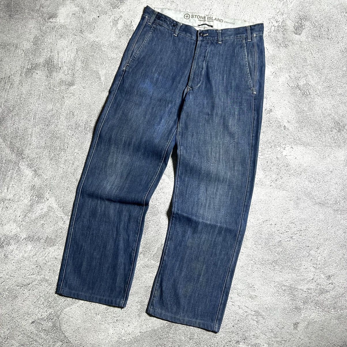 Stone Island Vintage 90s Stone Island Denim Pants Size US 34 / EU 50 - 4 Thumbnail
