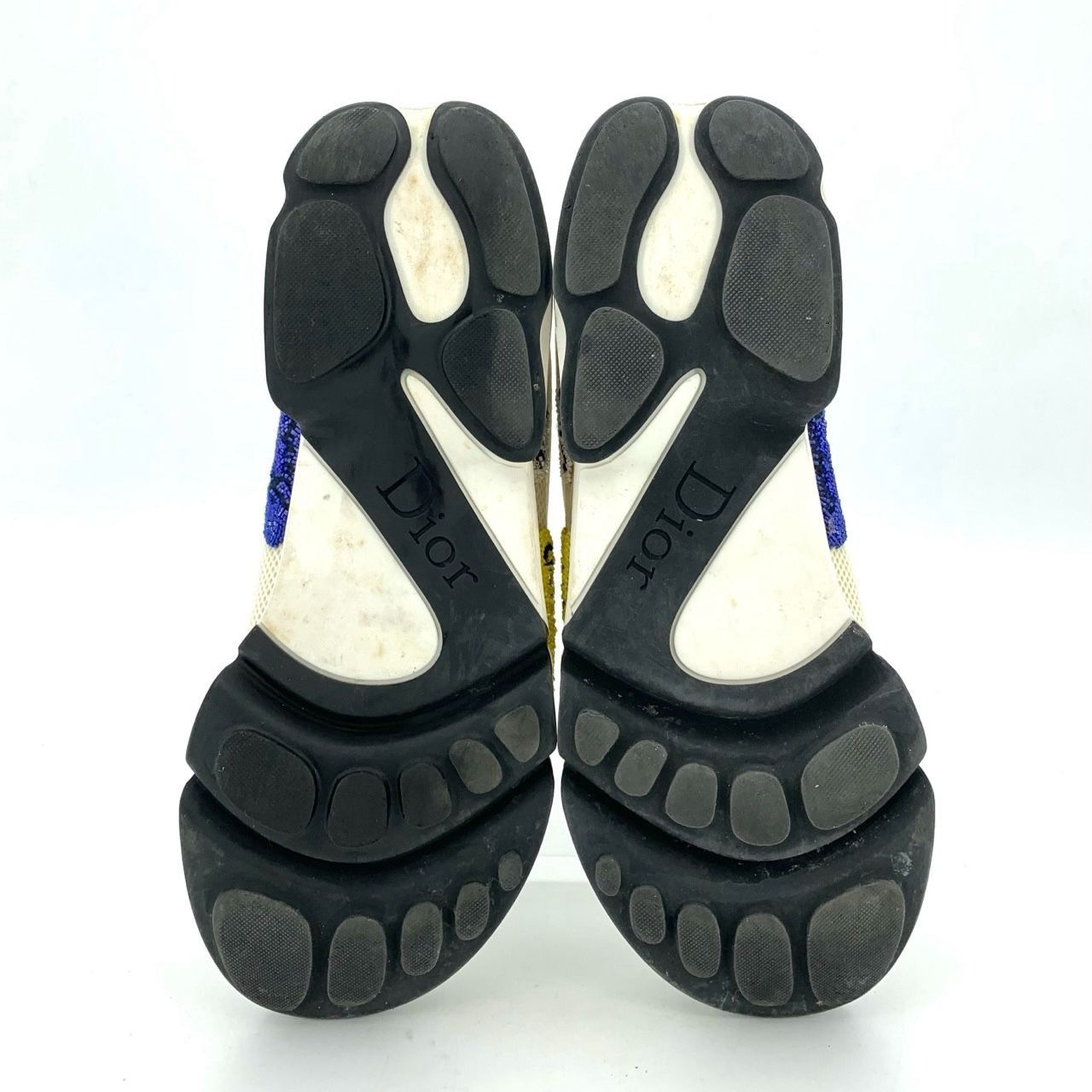 Dior Christian Dior White Mesh & Leather Lace-Up Sneakers Size 38 Size US 8 / IT 38 - 4 Thumbnail