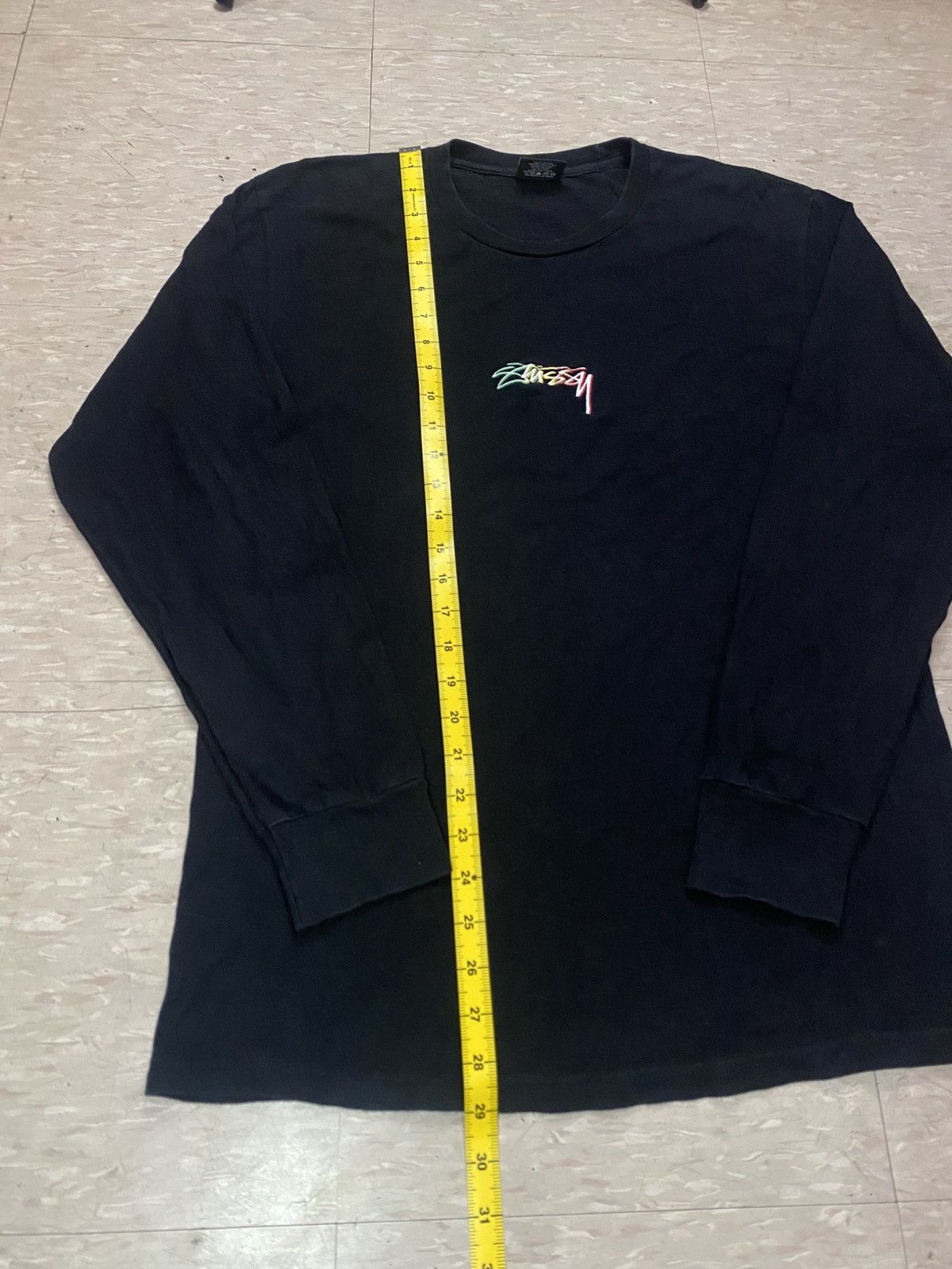 Stussy Stussy center embroidered logo longsleeve tee Size US M / EU 48-50 / 2 - 10 Thumbnail