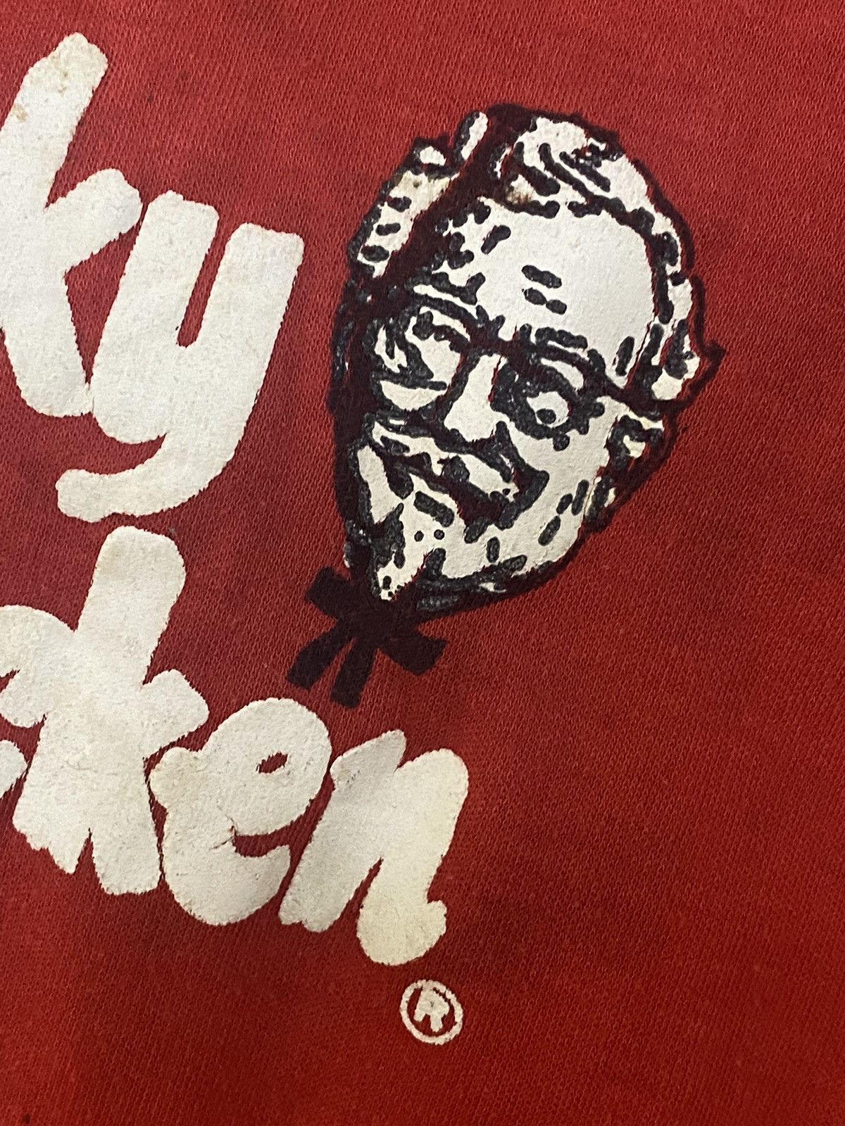 Vintage 💥OFFER PRICE💥VINTAGE 80s THRASHED KFC ITS FINGER LICKIN GOOD Size US M / EU 48-50 / 2 - 10 Thumbnail