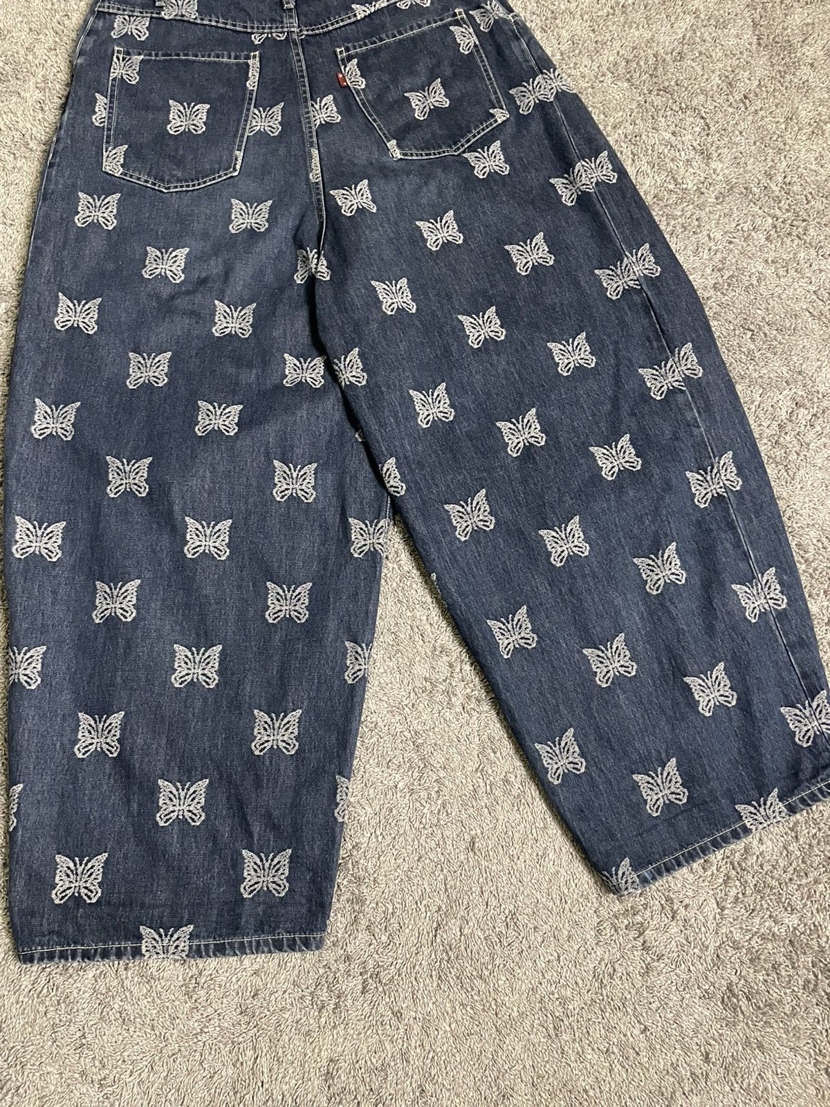 Needles Needles Butterfly Baggy Jeans Size US 30 / EU 46 - 11 Thumbnail