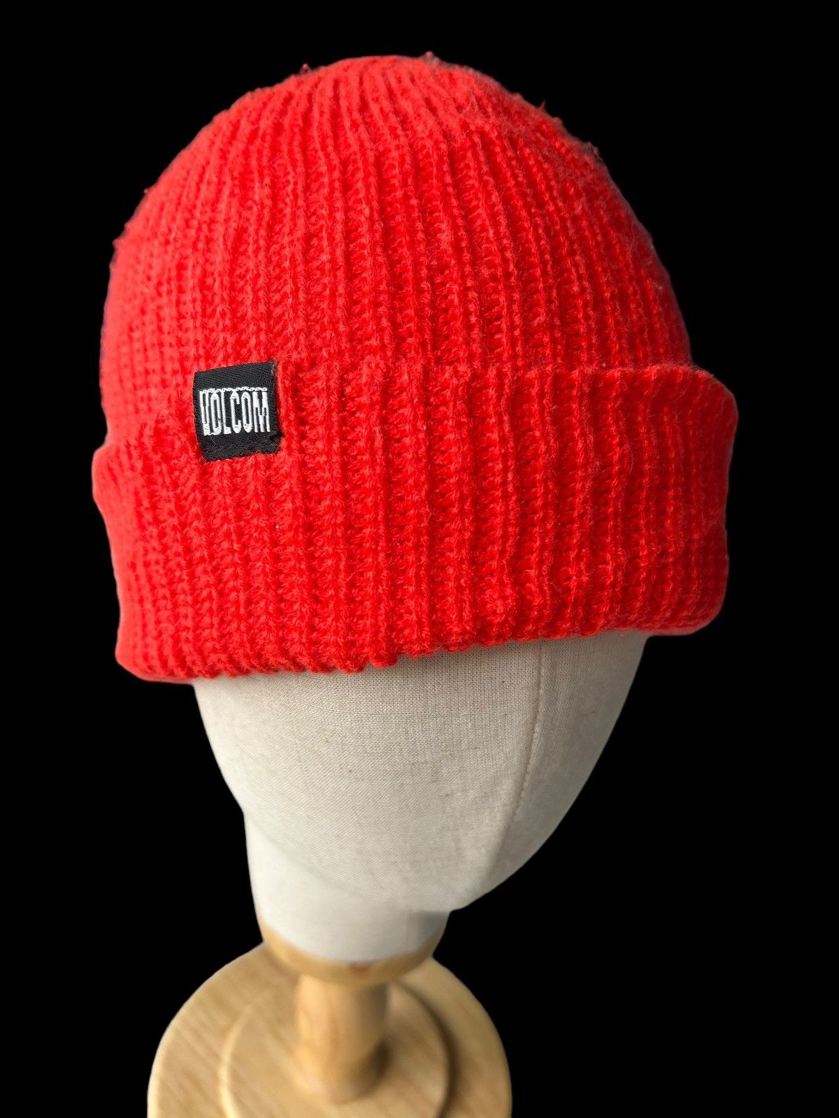 Japanese Brand × Volcom Vtg Volcom Orange Beanie Hats Size ONE SIZE - 3 Thumbnail