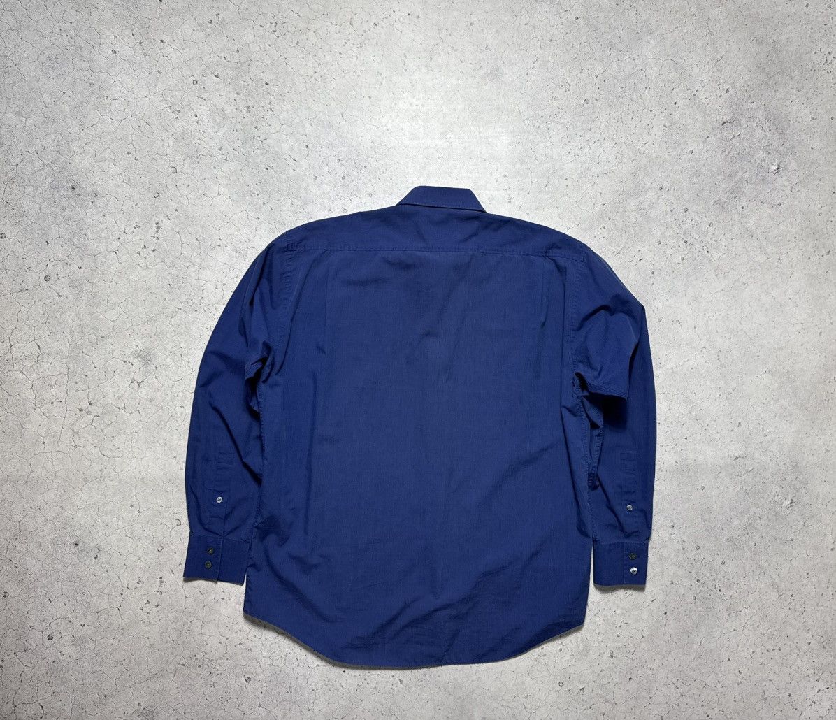 Yves Saint Laurent Yves Saint Laurent YSL Luxury Button Up Shirt Blue Size US L / EU 52-54 / 3 - 10 Thumbnail