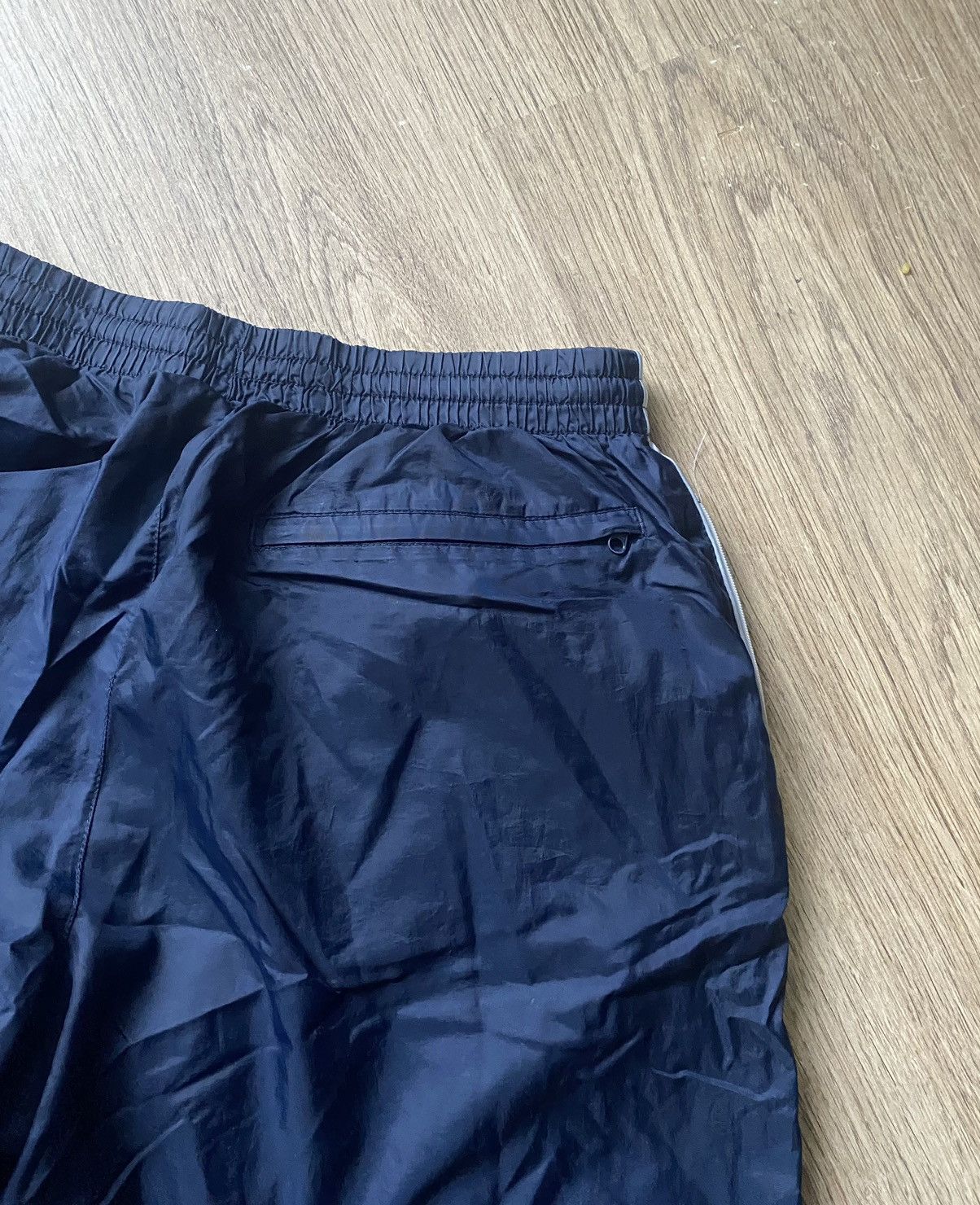 Nike × Vintage Nike vintage 00’s Y2K drill nylon swoosh pants parachute Size US 32 / EU 48 - 9 Thumbnail