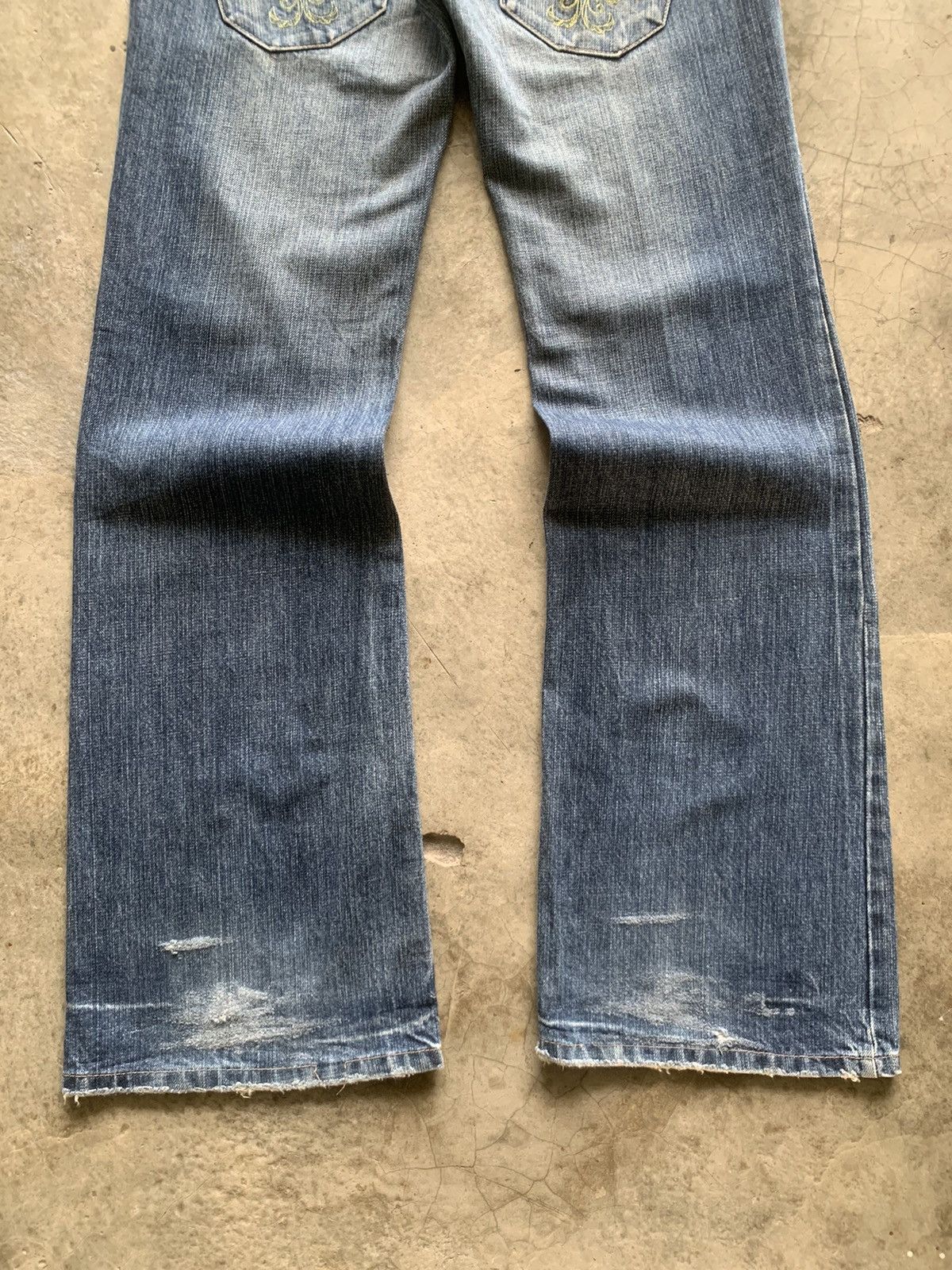Japanese Brand Kissmark Japan Low Rise Flared Jeans Size US 32 / EU 48 - 7 Thumbnail