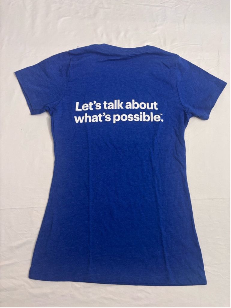 Next Level Apparel Women's Next Level Apparel T-shirt Size L Blue Size L / US 10 / IT 46 - 10 Thumbnail